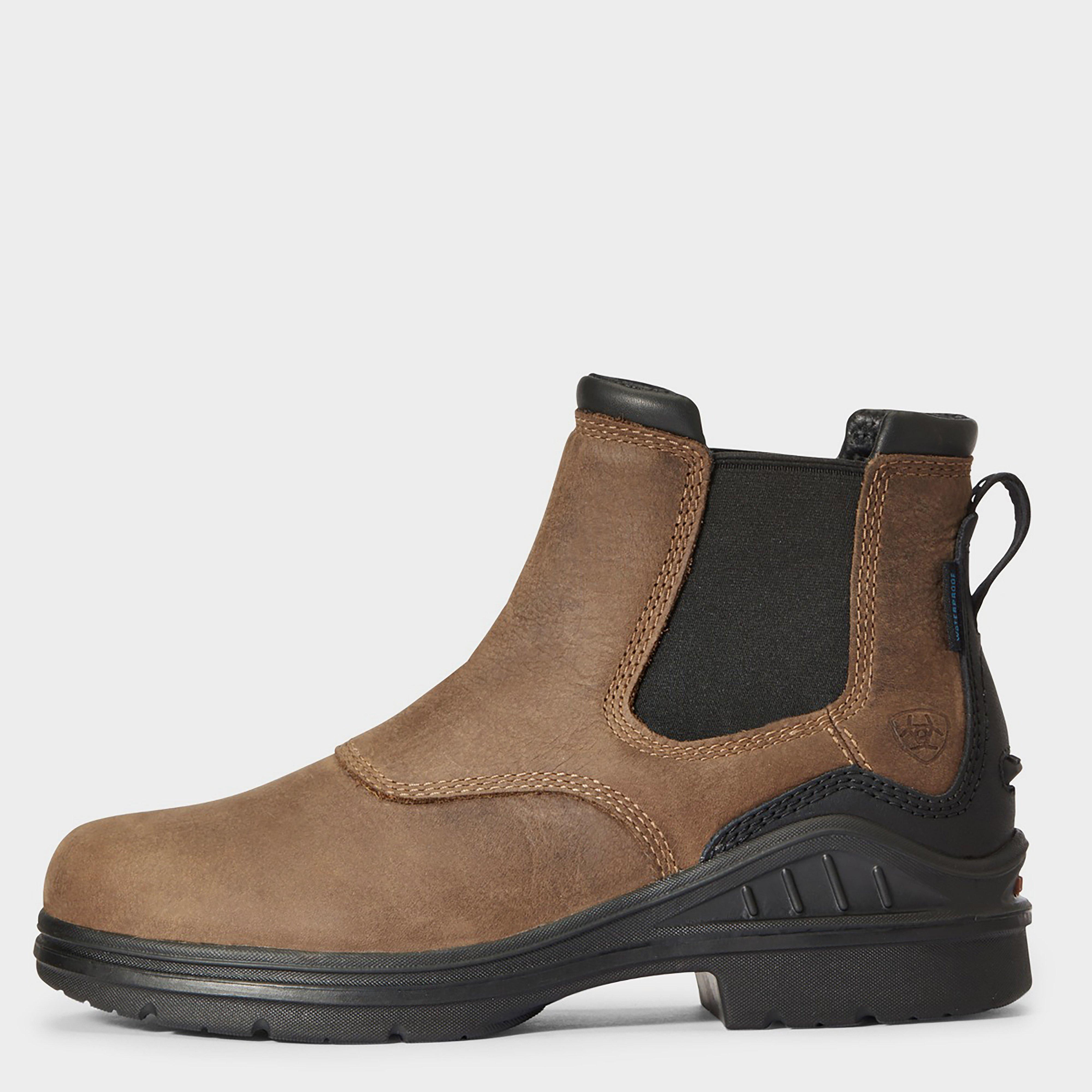 Image of Ariat Womens Barnyard H20 Twin Gore II Boots, Brown