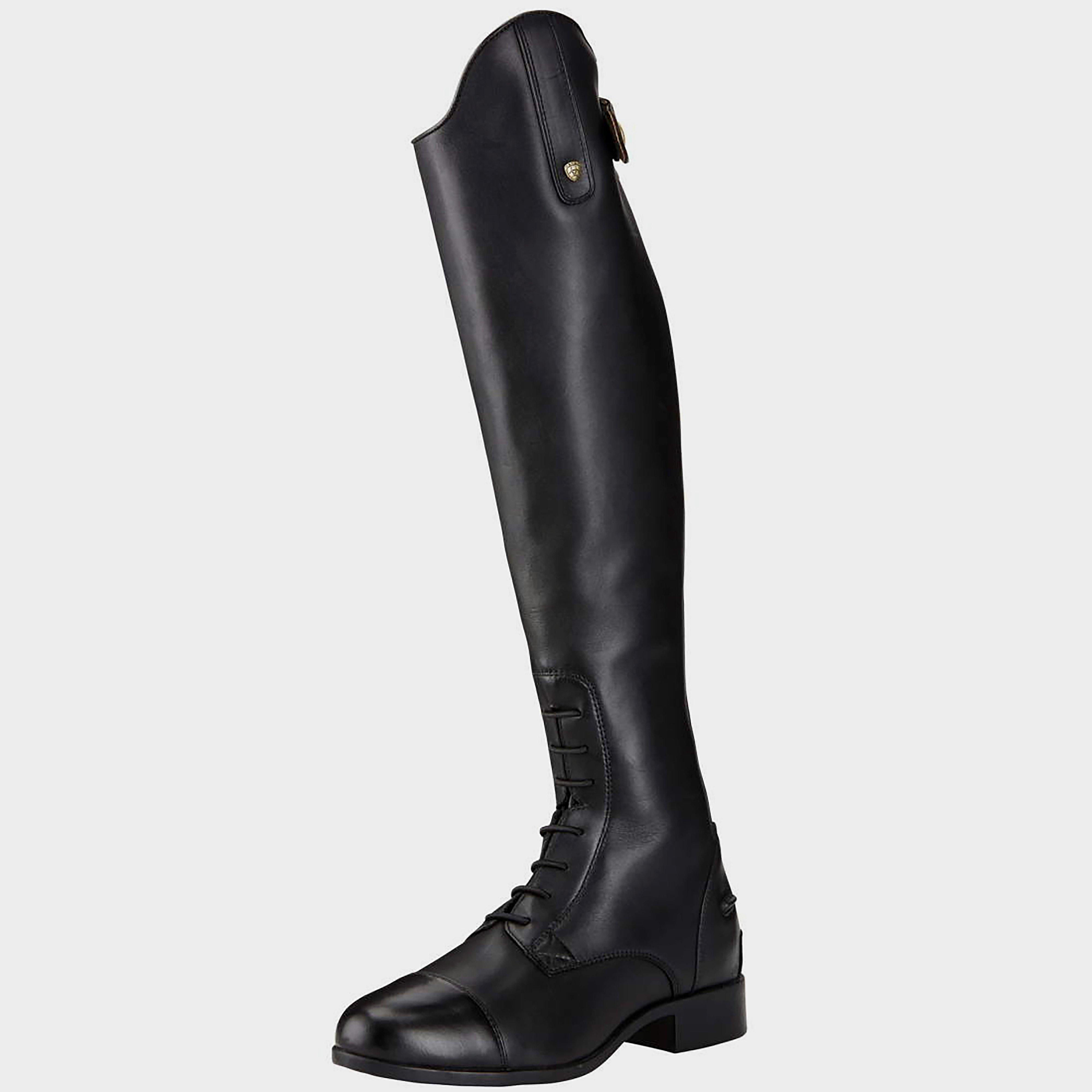 Image of Ariat Womens Heritage Contour II Field Zip Riding Boots, Black