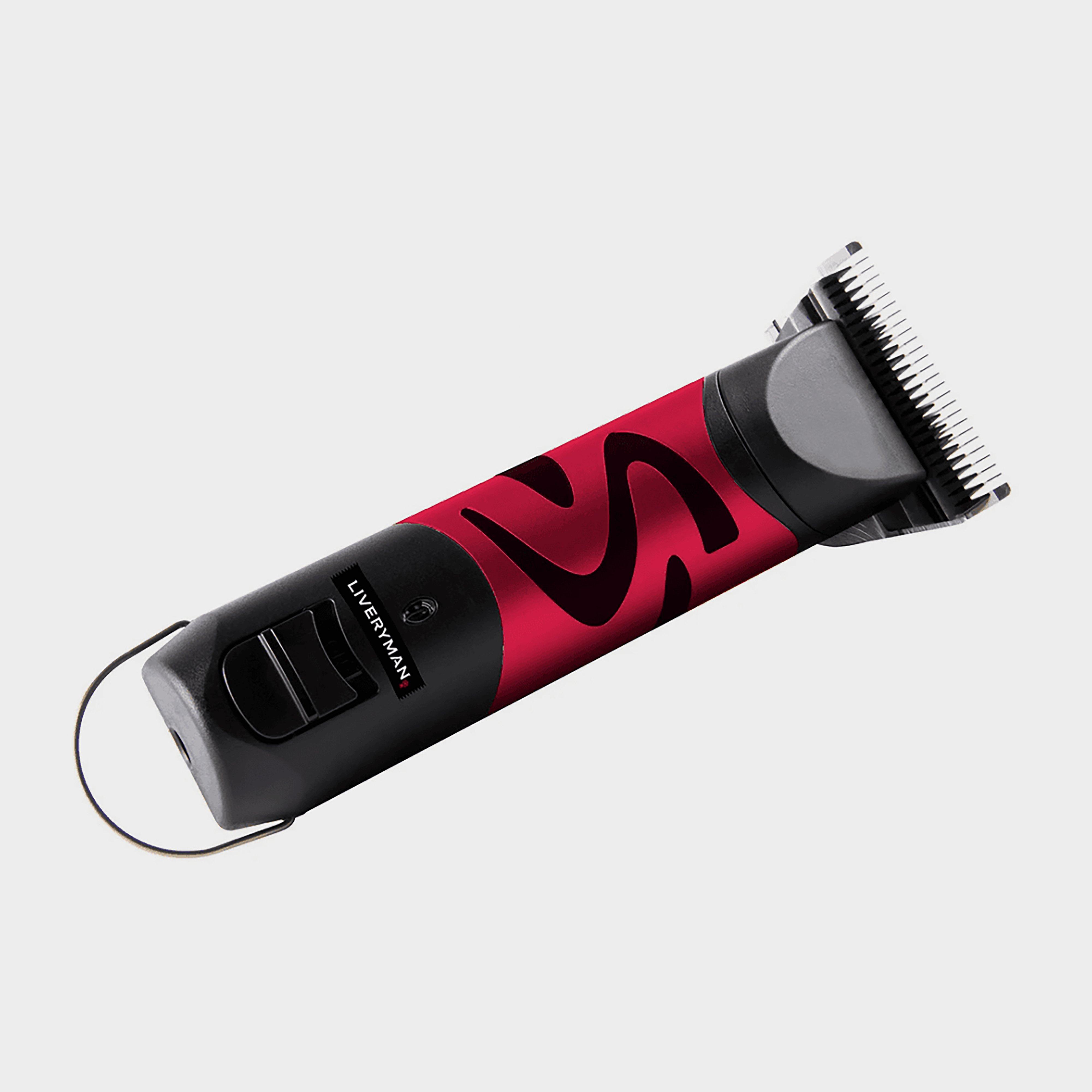 Image of Liveryman Harmony Plus Rechargeable Clipper with Fine Wide 2.4mm Blade, Red