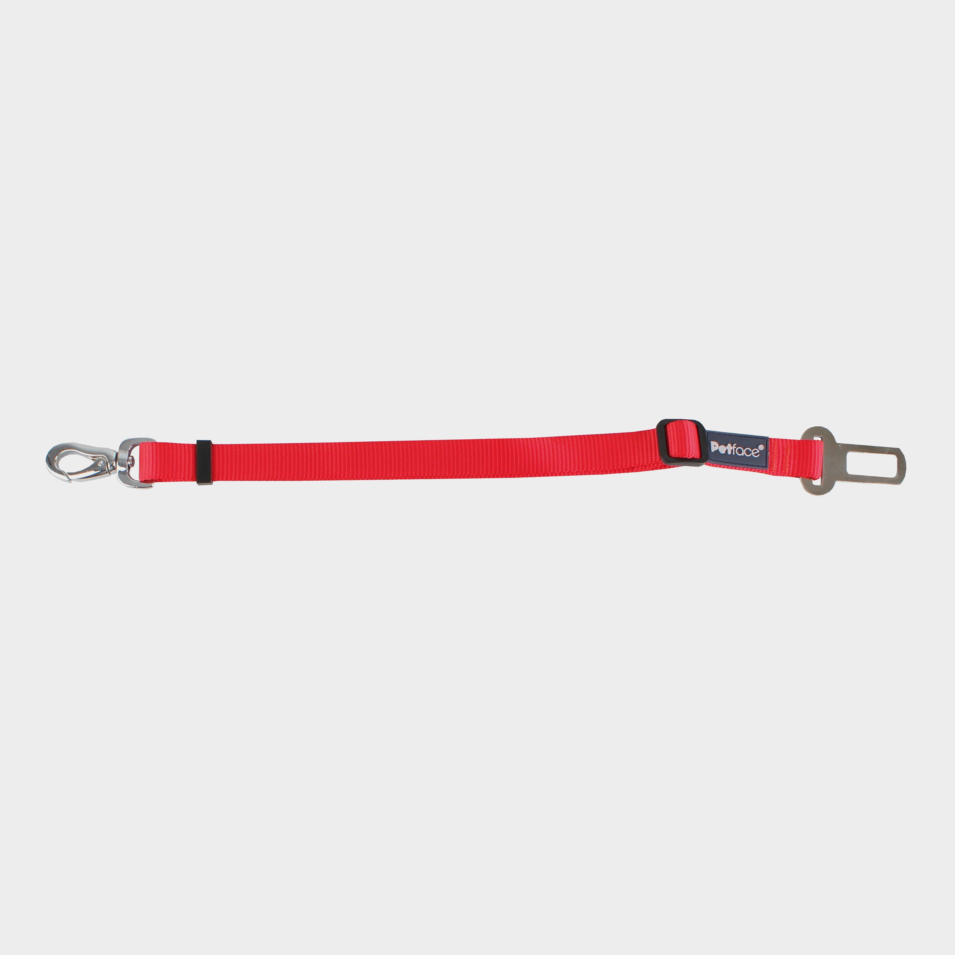 Image of Petface Outdoor Car Seat Belt, Red