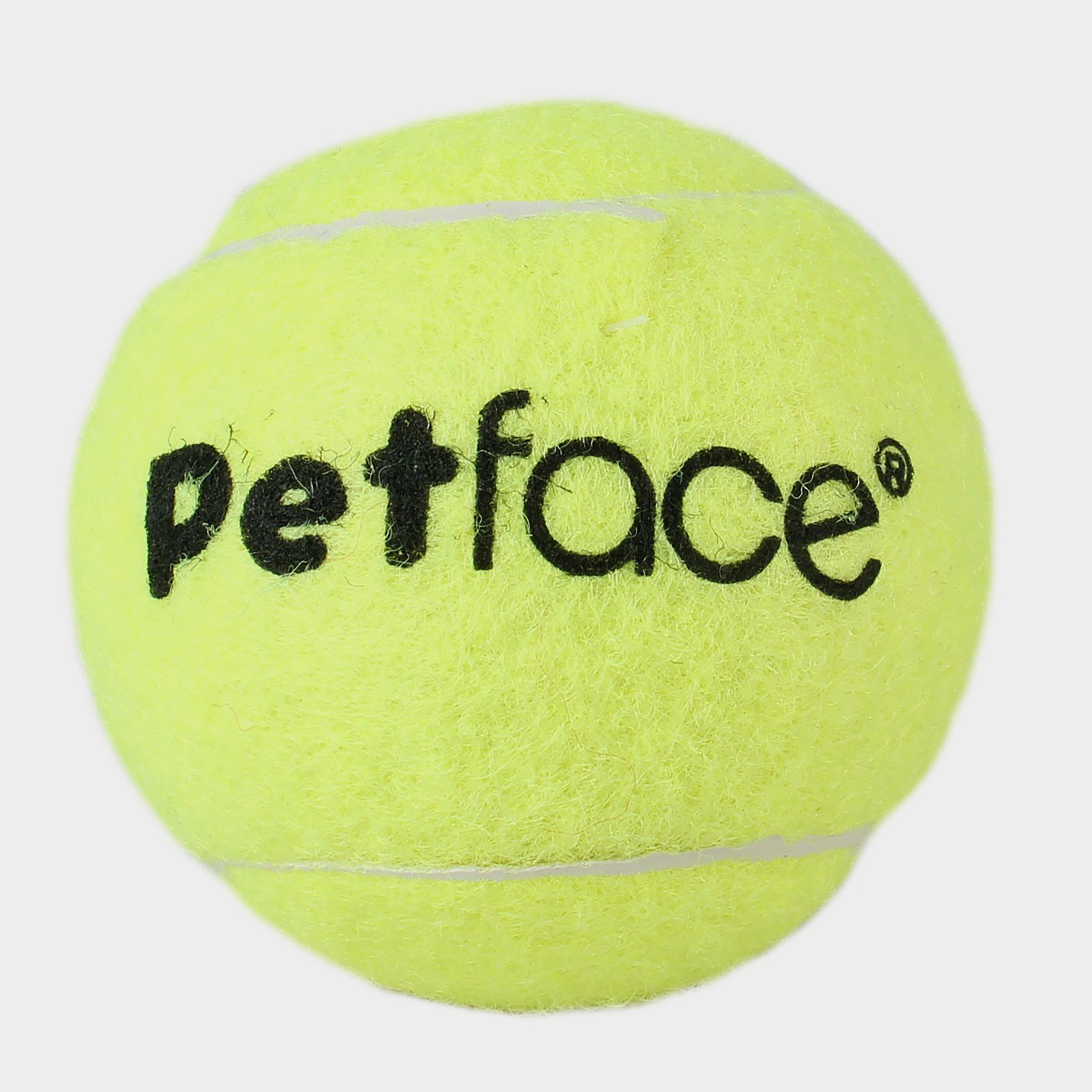 Image of Petface Single Tennis Ball, Yellow