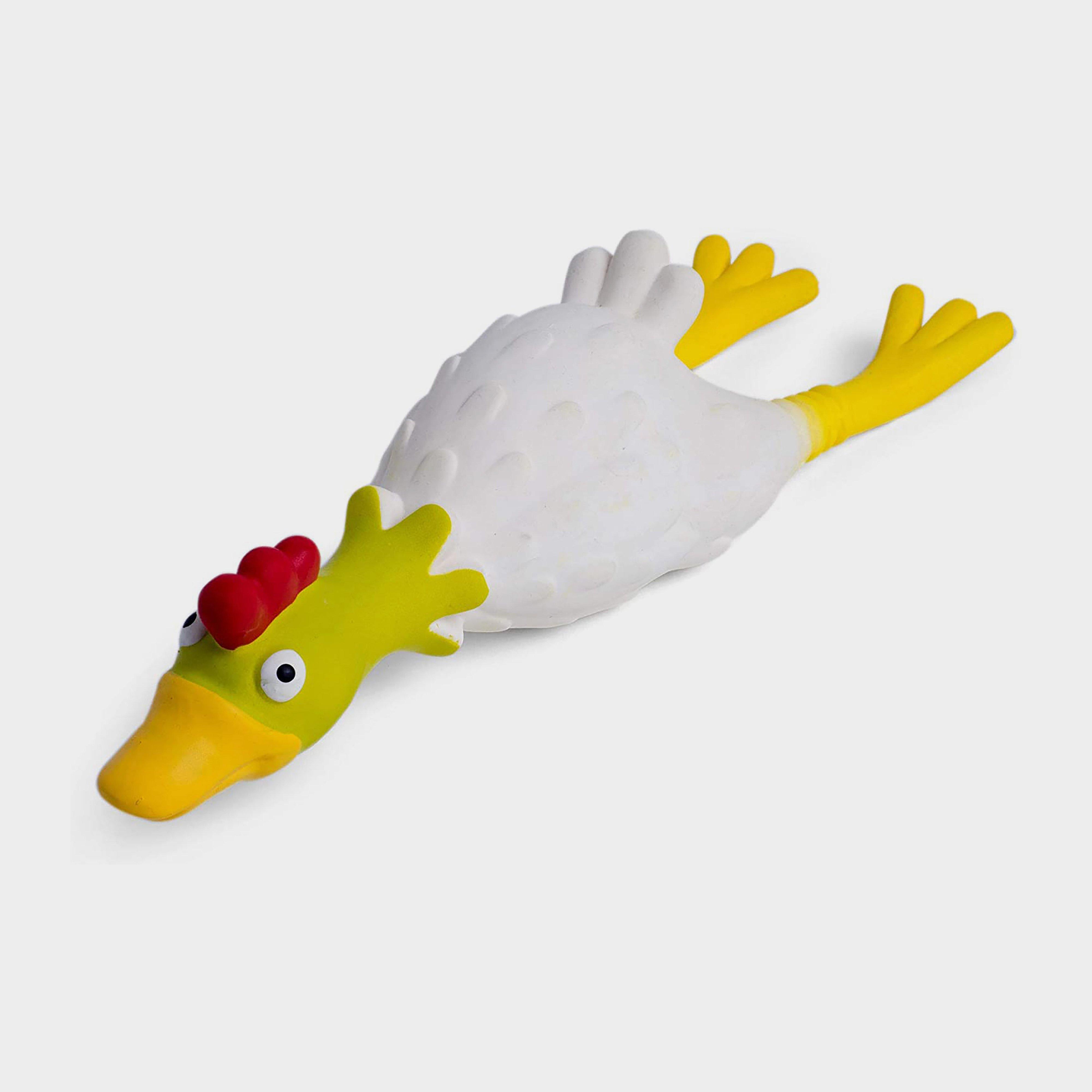 Photos - Dog Toy Petface Latex Chicken Lying Small