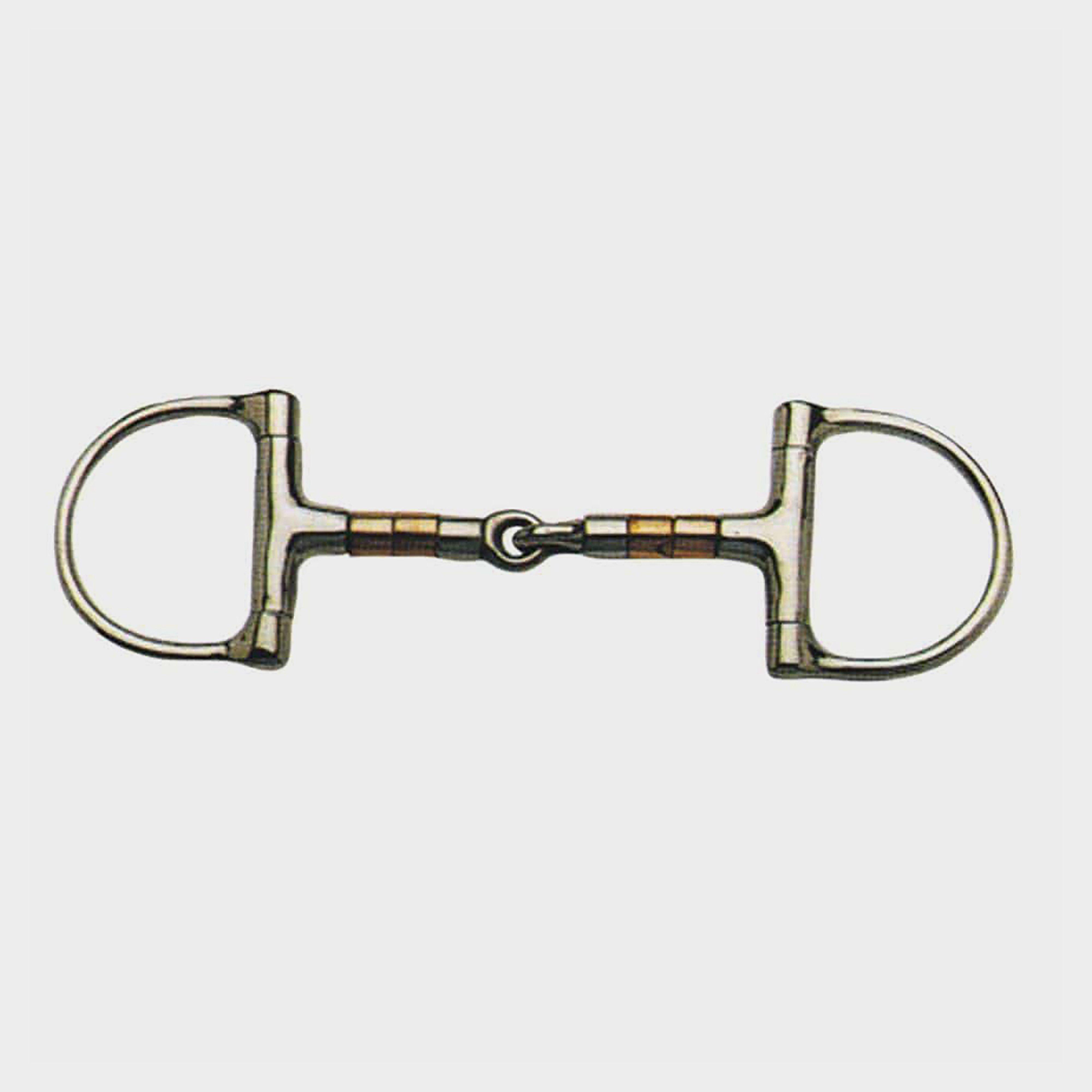 Image of Korsteel D-Ring Copper Roller Snaffle, Multi Coloured