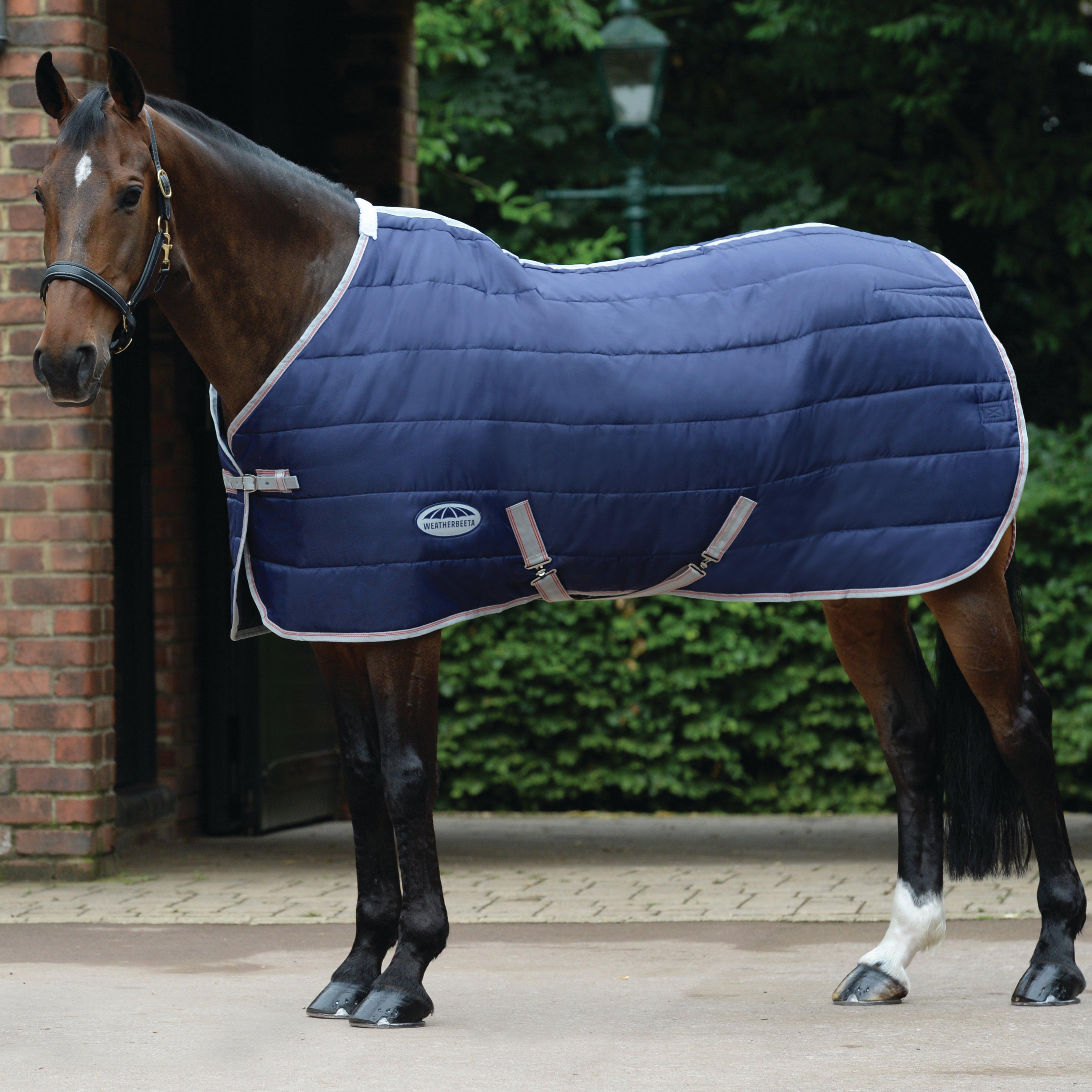  WeatherBeeta ComFiTec 210D Channel Quilt 110g Light-Medium Standard Stable Rug Navy, Navy