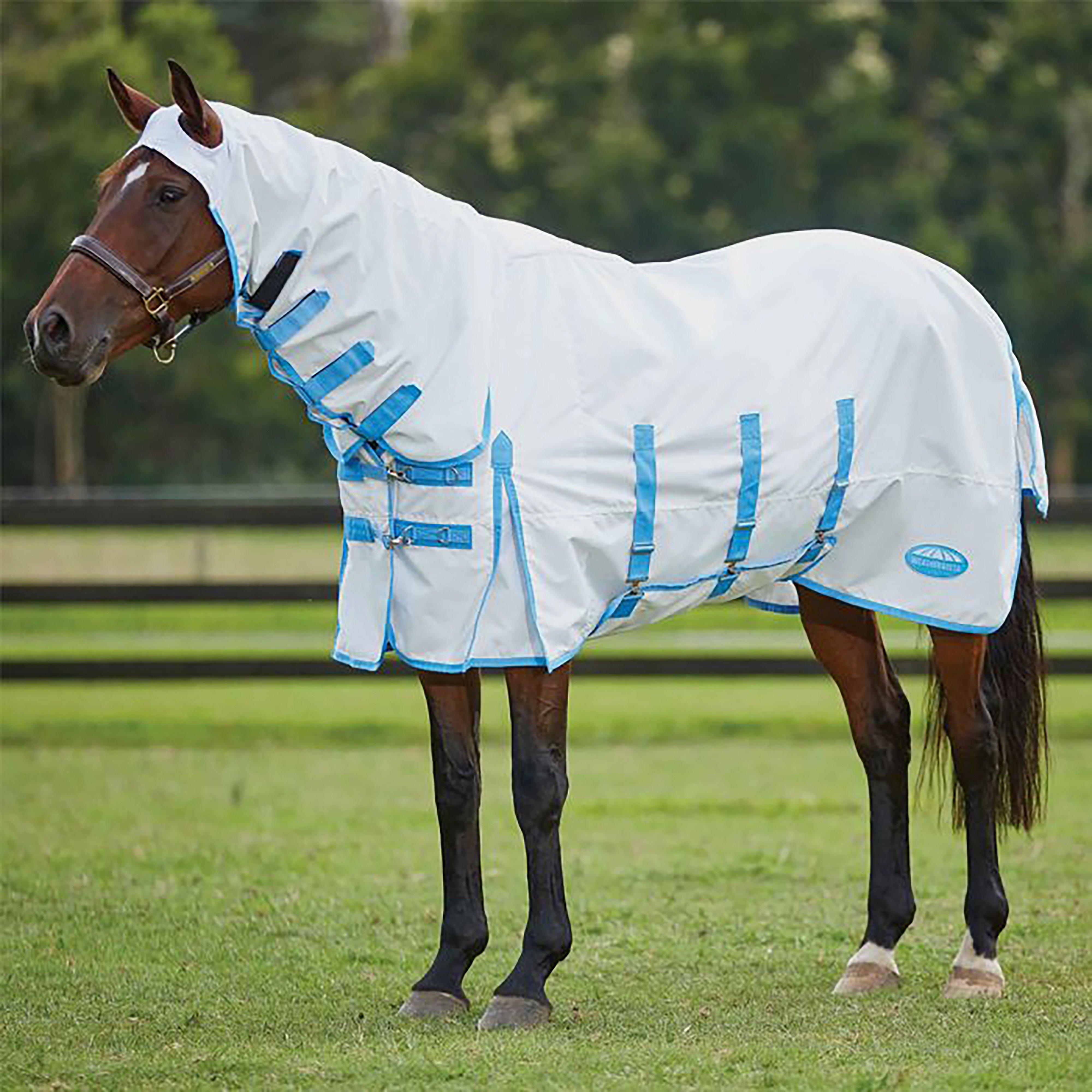 Image of WeatherBeeta Sweet-Itch Shield Combo Neck Fly Rug, White