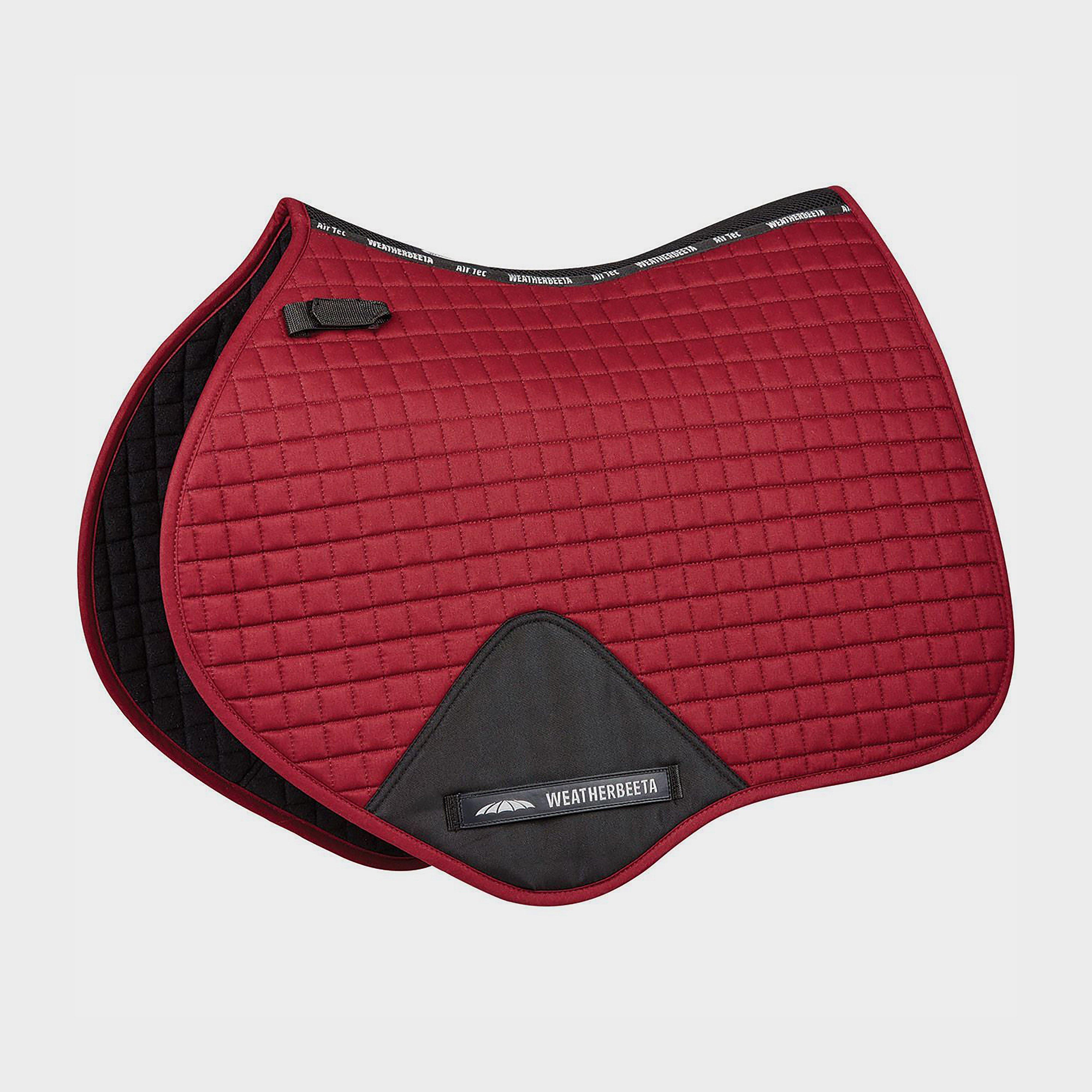 Image of WeatherBeeta Prime Jump Saddle Pad Maroon, Red