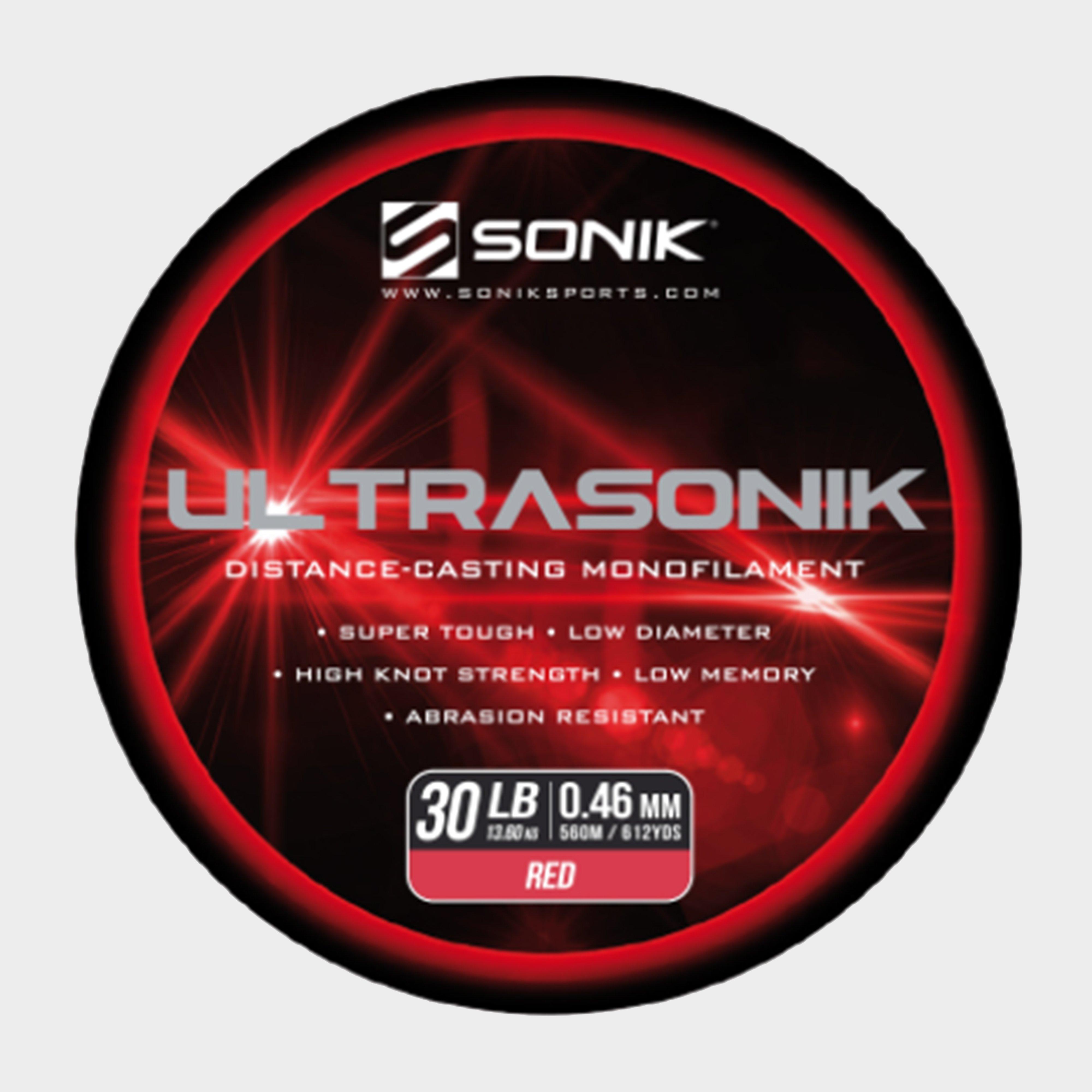 Image of Sonik UltraSonik Salt Mono 30lb 560m Red, Red