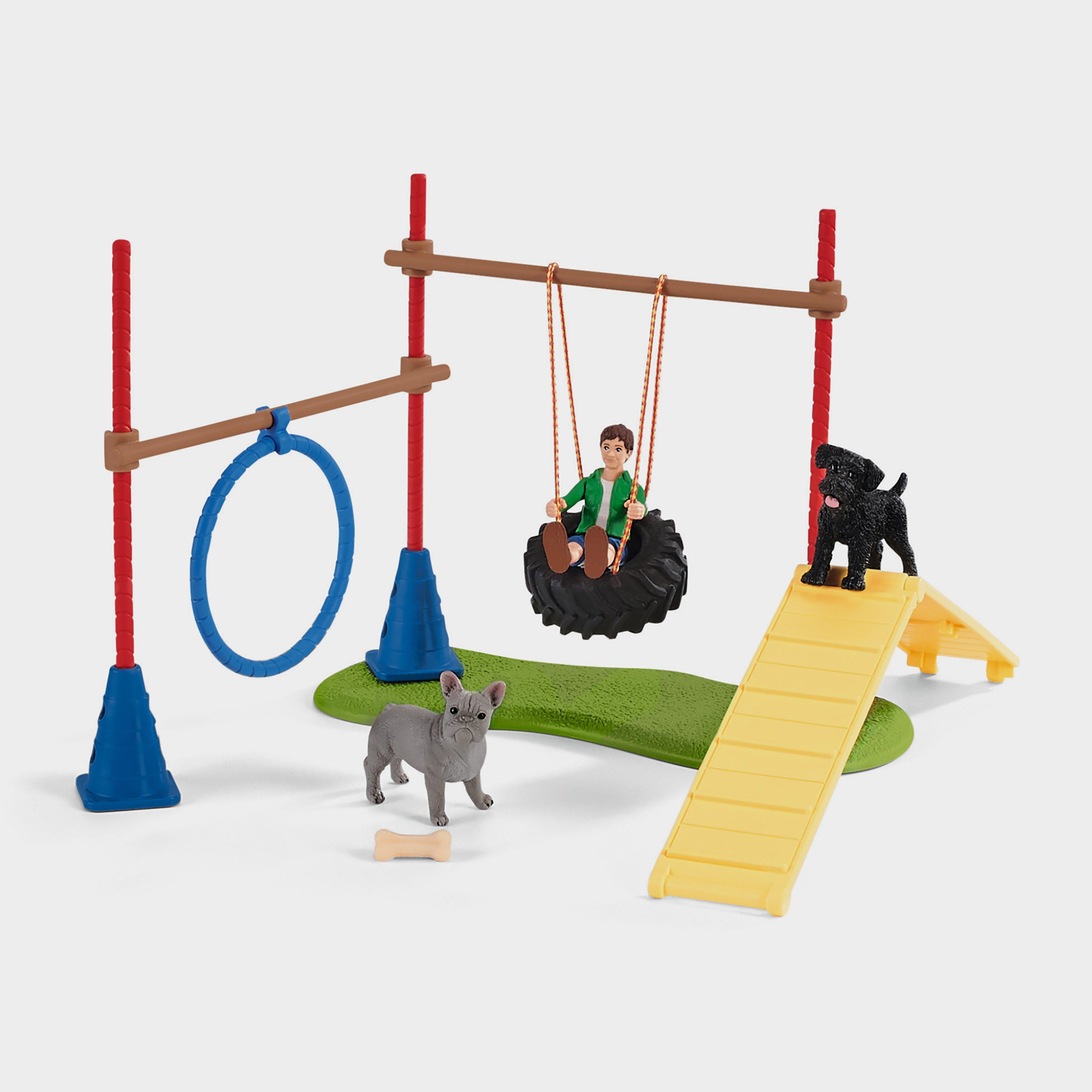 Image of Schleich Puppy Agility Training, Multi Coloured