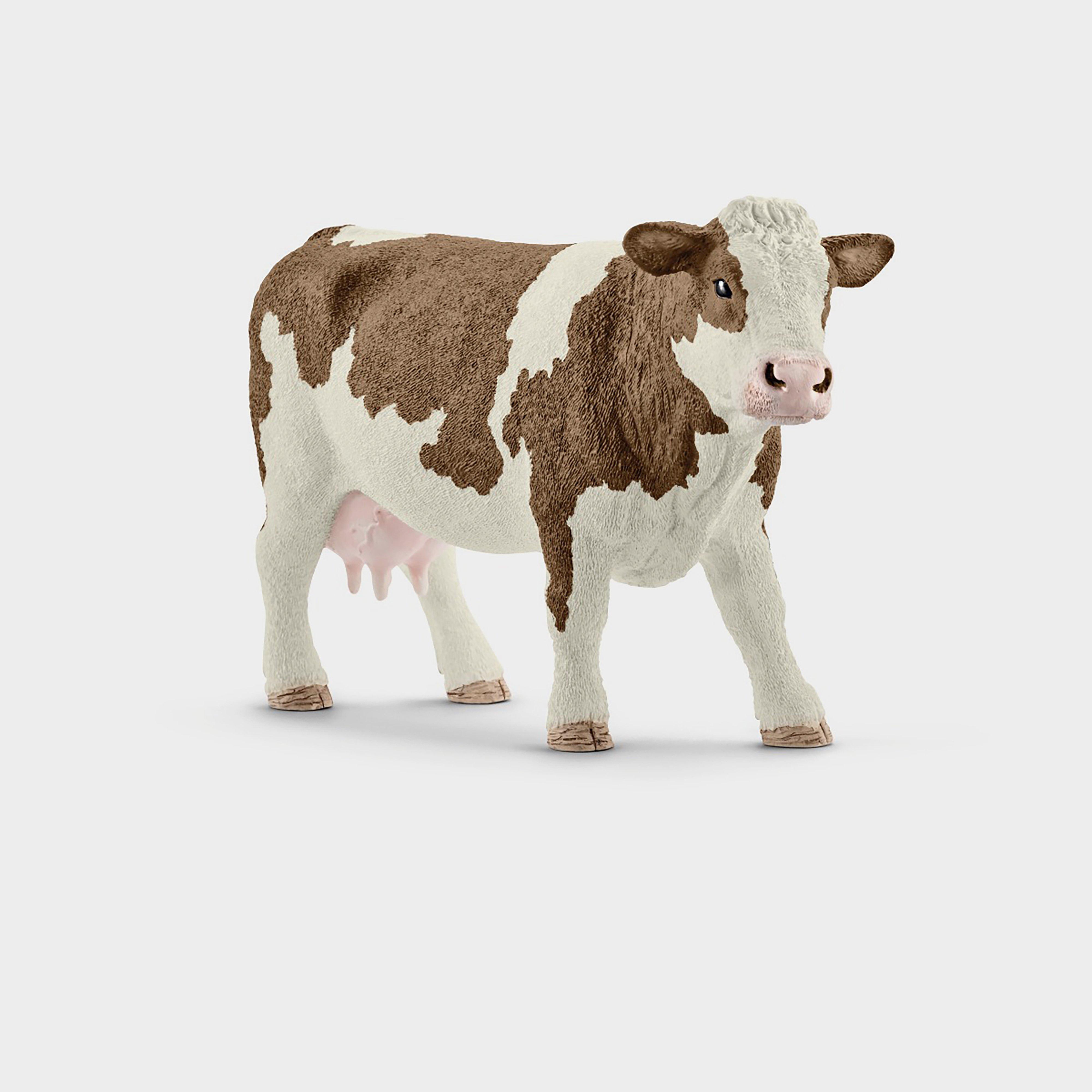 Image of Schleich Simmental Cow, Multi Coloured