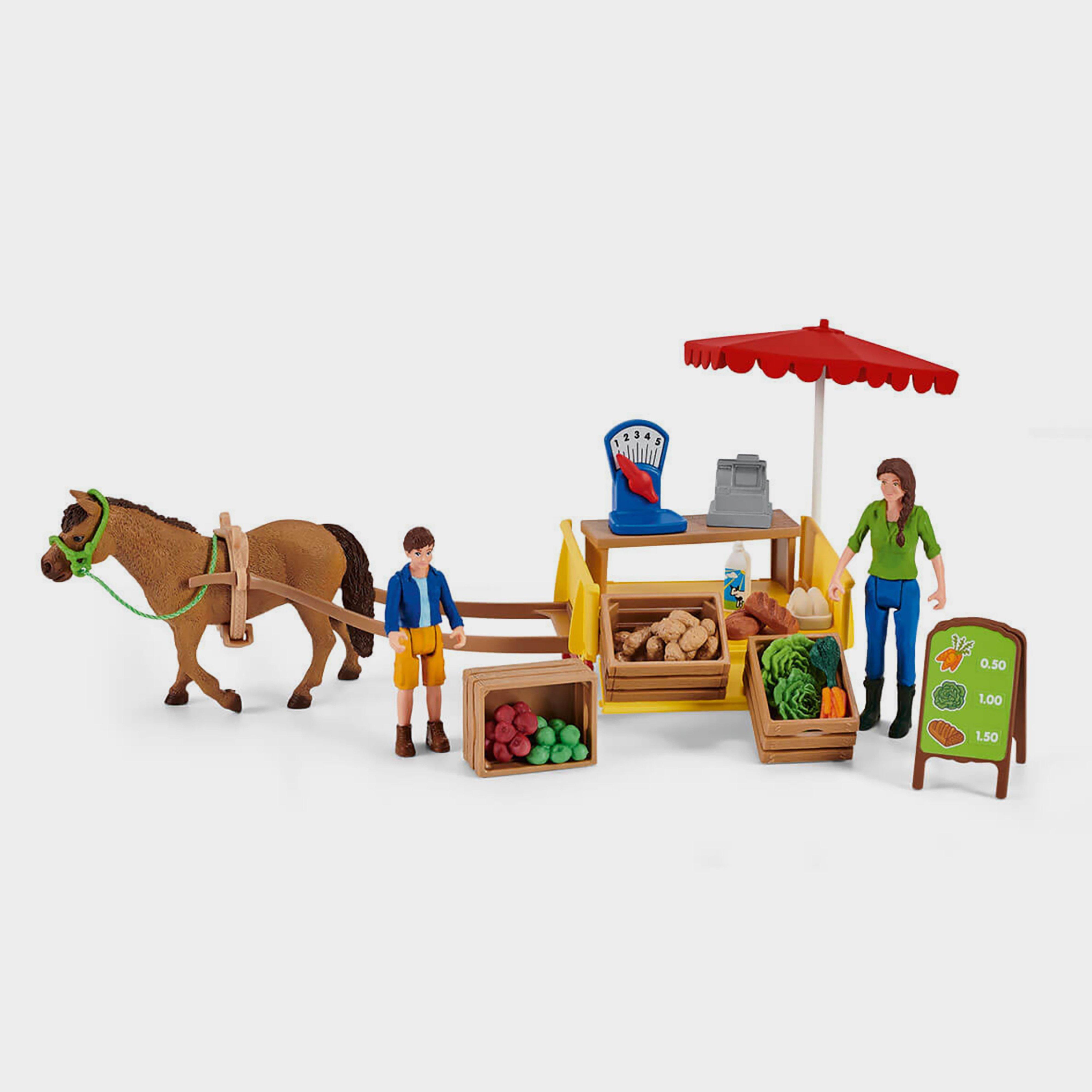 Image of Schleich Sunny Day Mobile Farm Stand, Multi Coloured