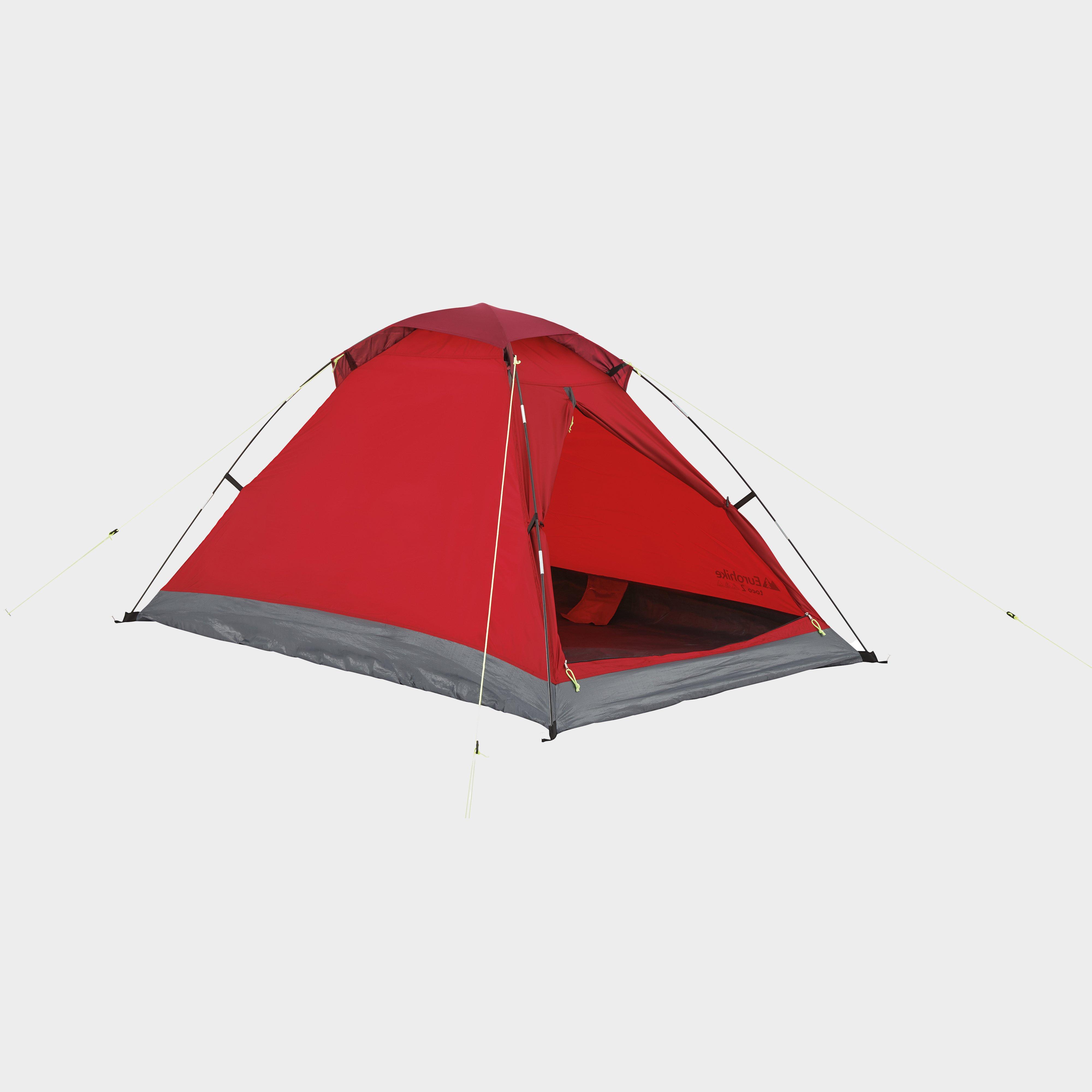  Eurohike Toco 2 Person Tent, Red