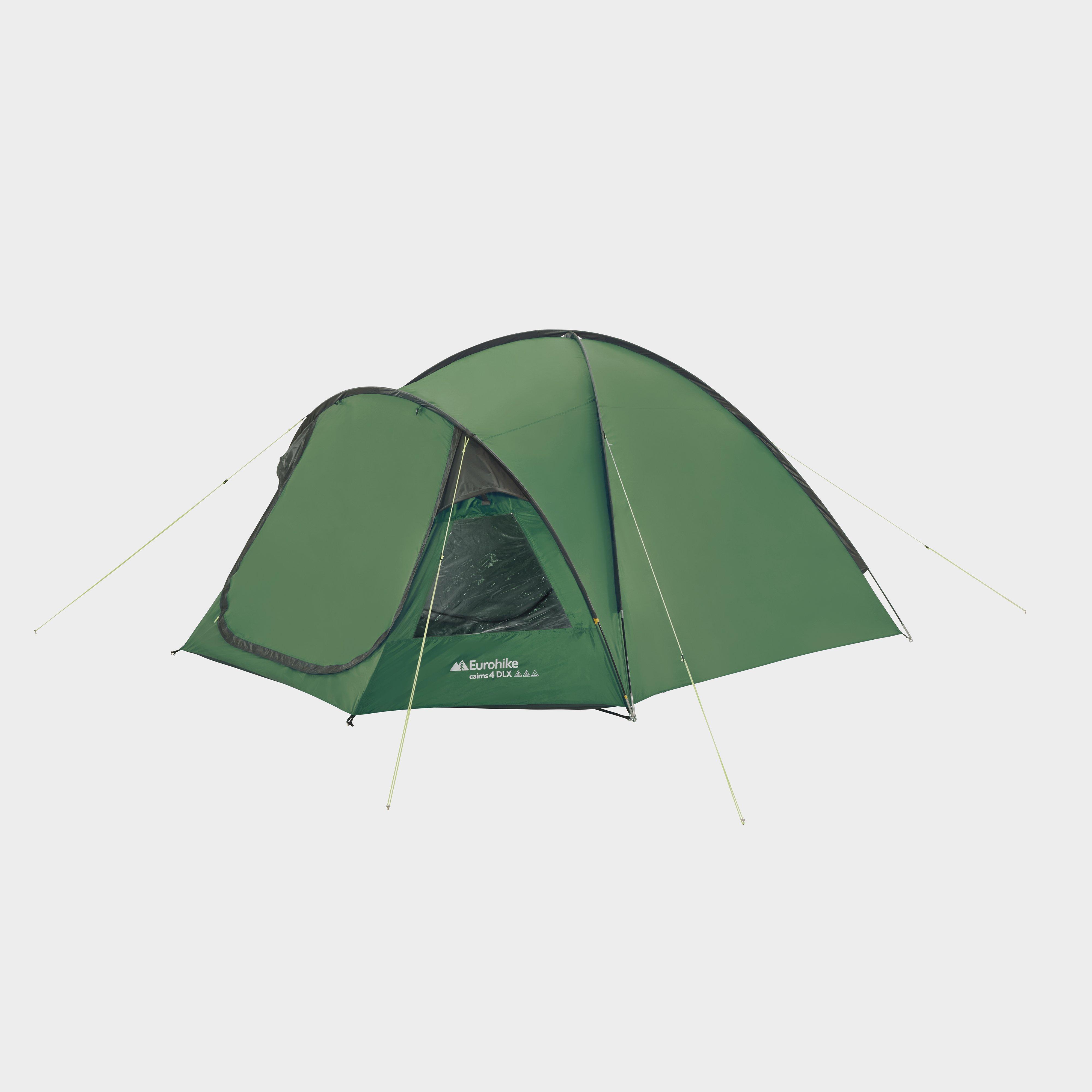  Eurohike Cairns 4 Deluxe Nightfall Tent, Green