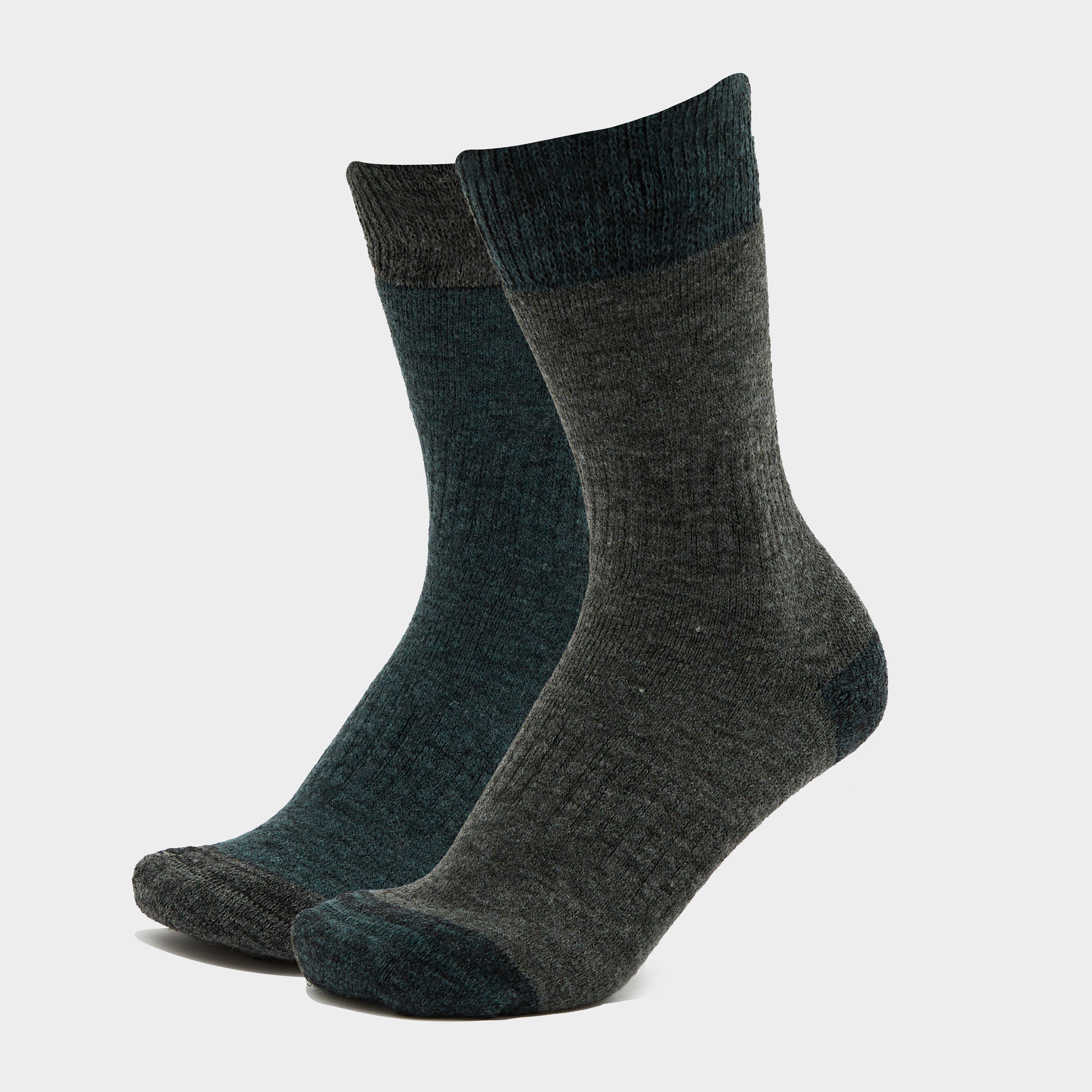 Image of Hoggs of Fife Country Short Socks 2 Pack, Multi Coloured