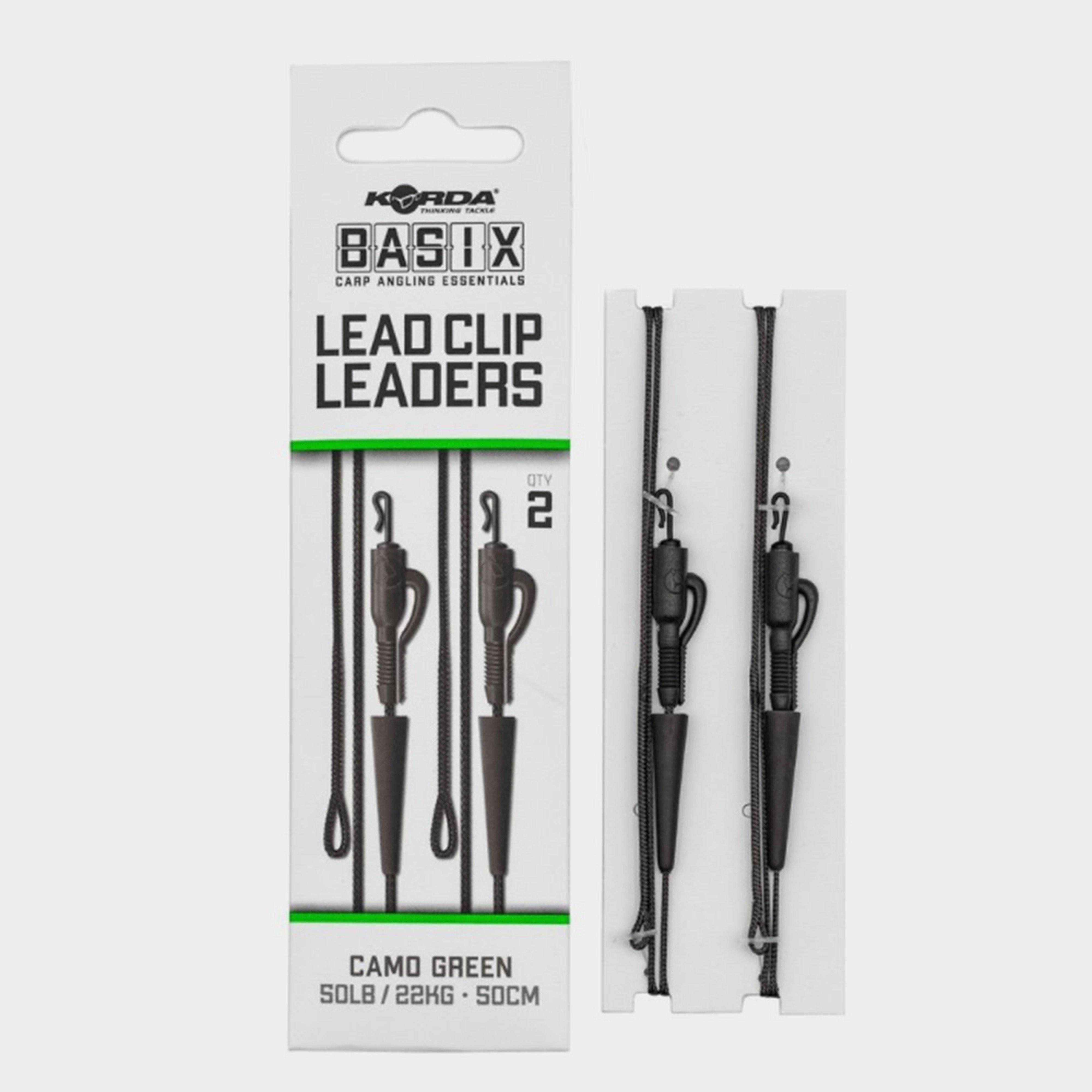 Image of Korda Basix Lead Clip Action Pack, Black