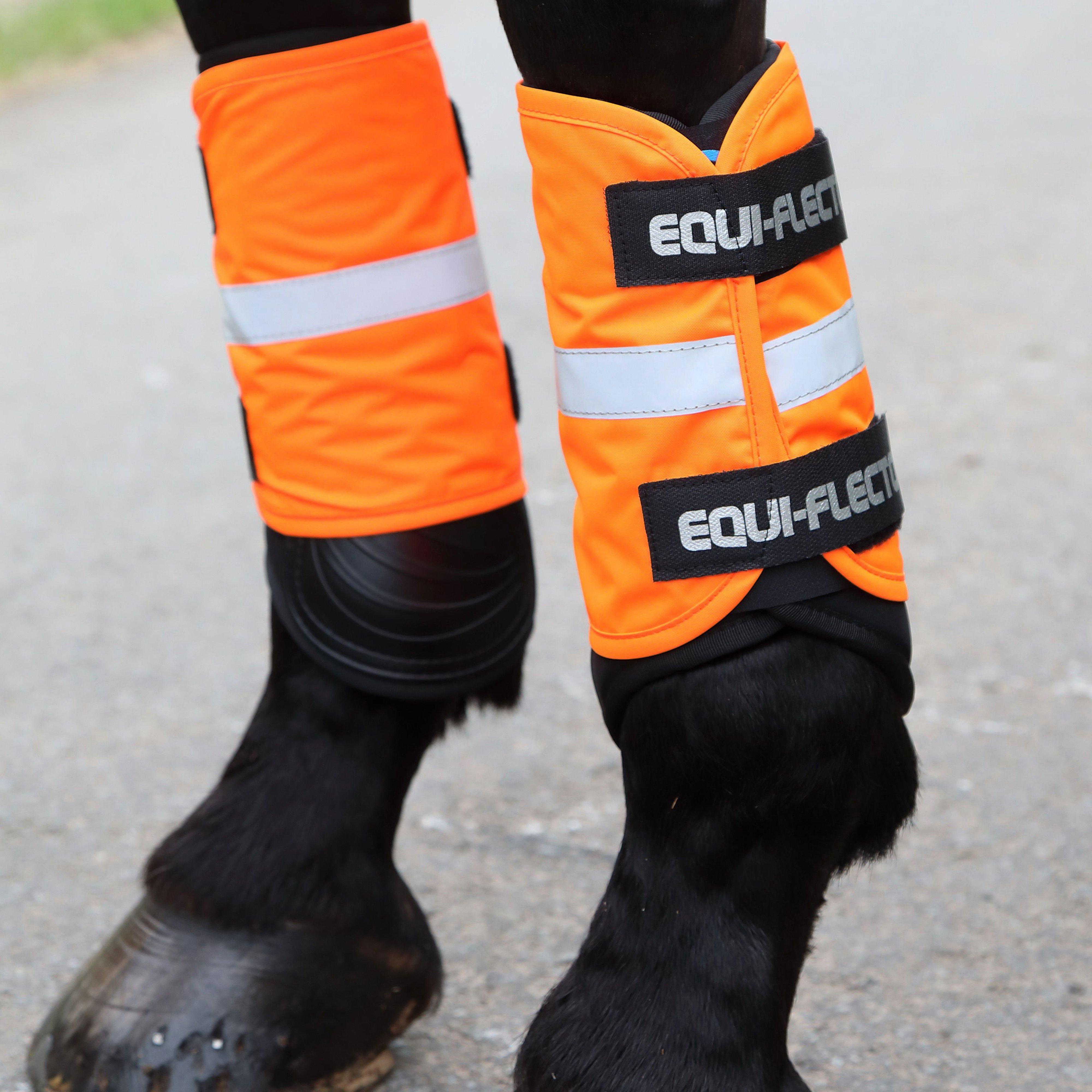 Image of EQUI-FLECTOR Leg Wraps, Orange