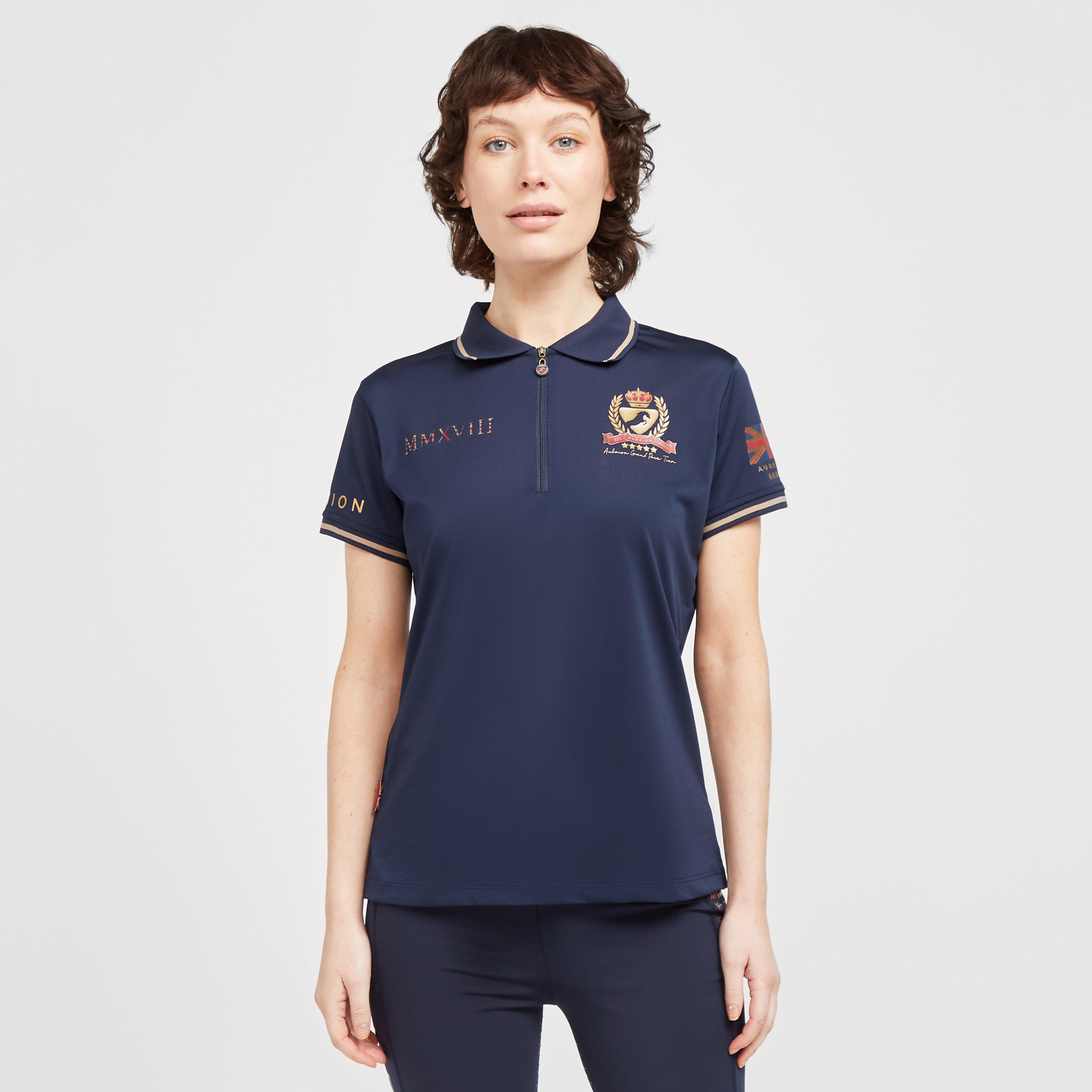 Image of Aubrion Ladies Team Tech Polo Shirt Navy, Navy