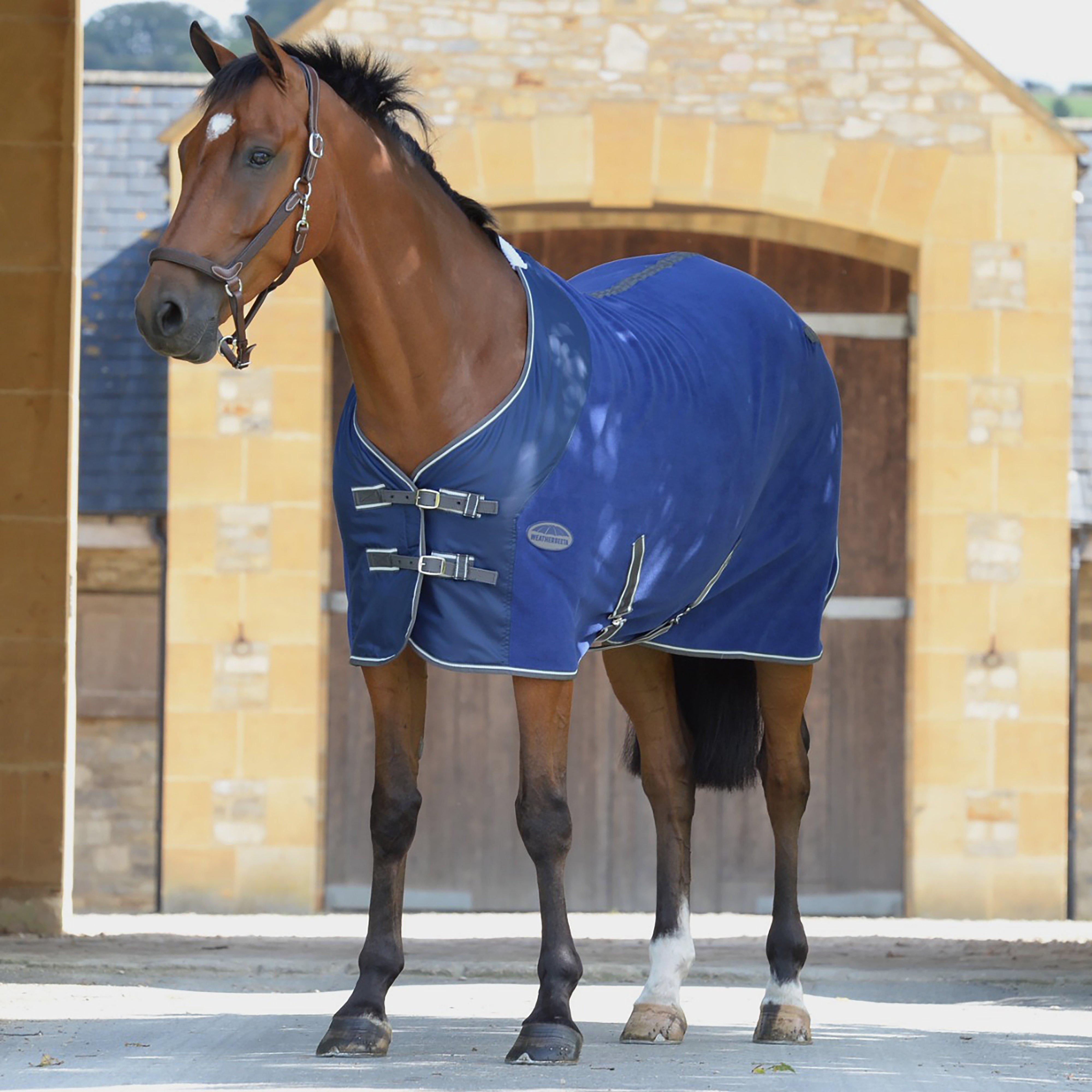 Image of WeatherBeeta Fleece Cooler Standard Neck Rug, Blue