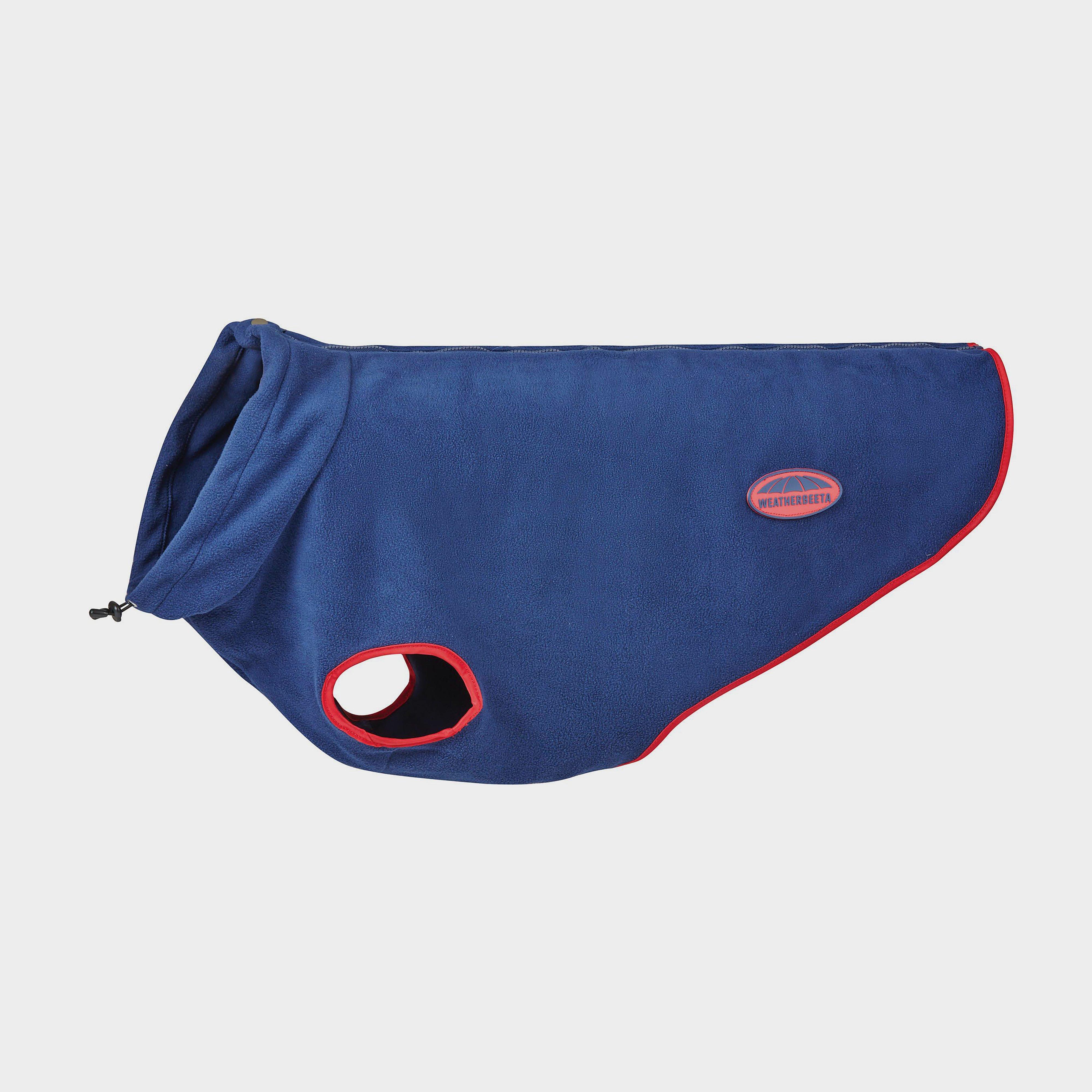 Image of WeatherBeeta Comfitec Fleece Zip Dog Coat, Navy