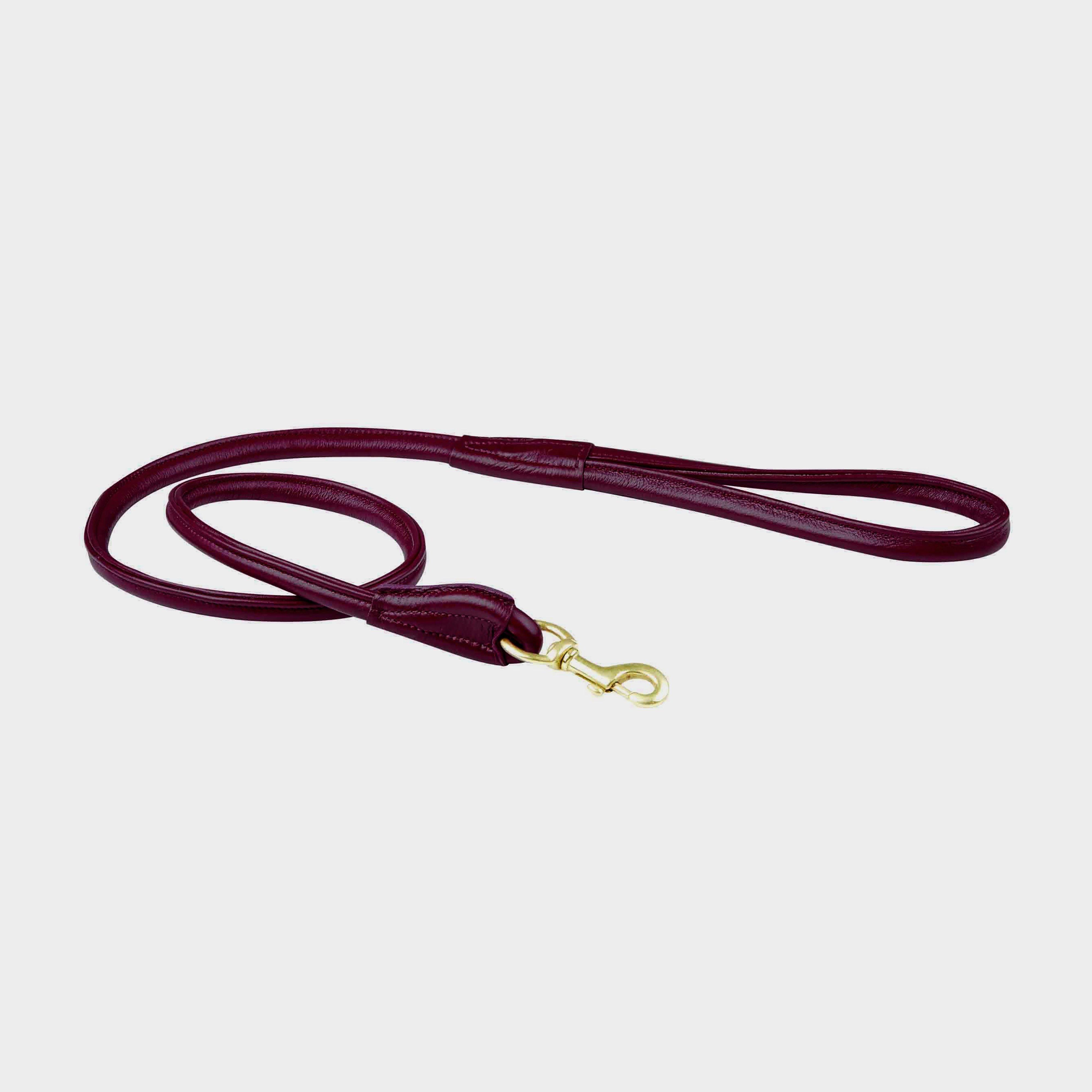 Image of WeatherBeeta Rolled Leather Lead Maroon, Purple