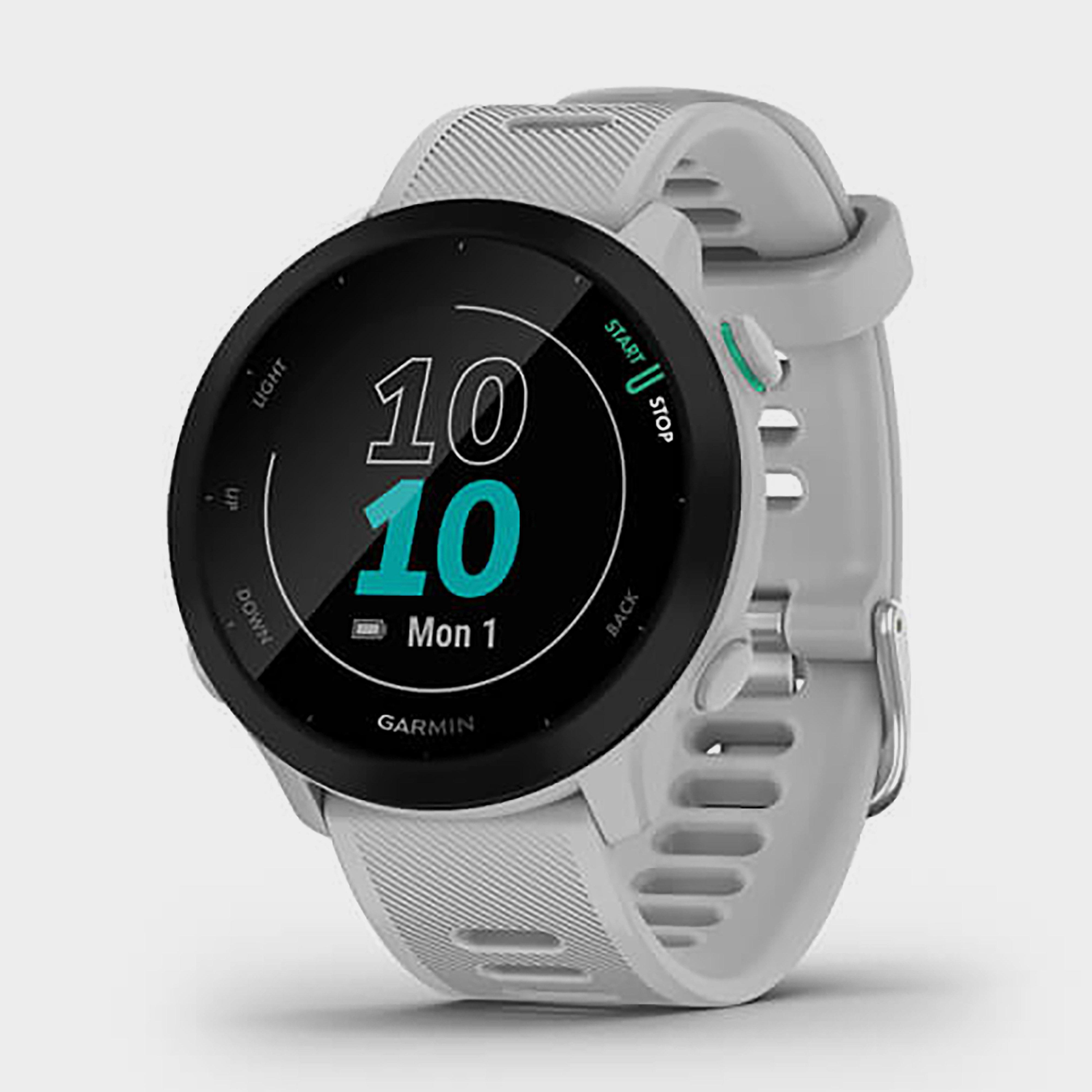 Image of Garmin Forerunner 55 GPS Running Smartwatch, White