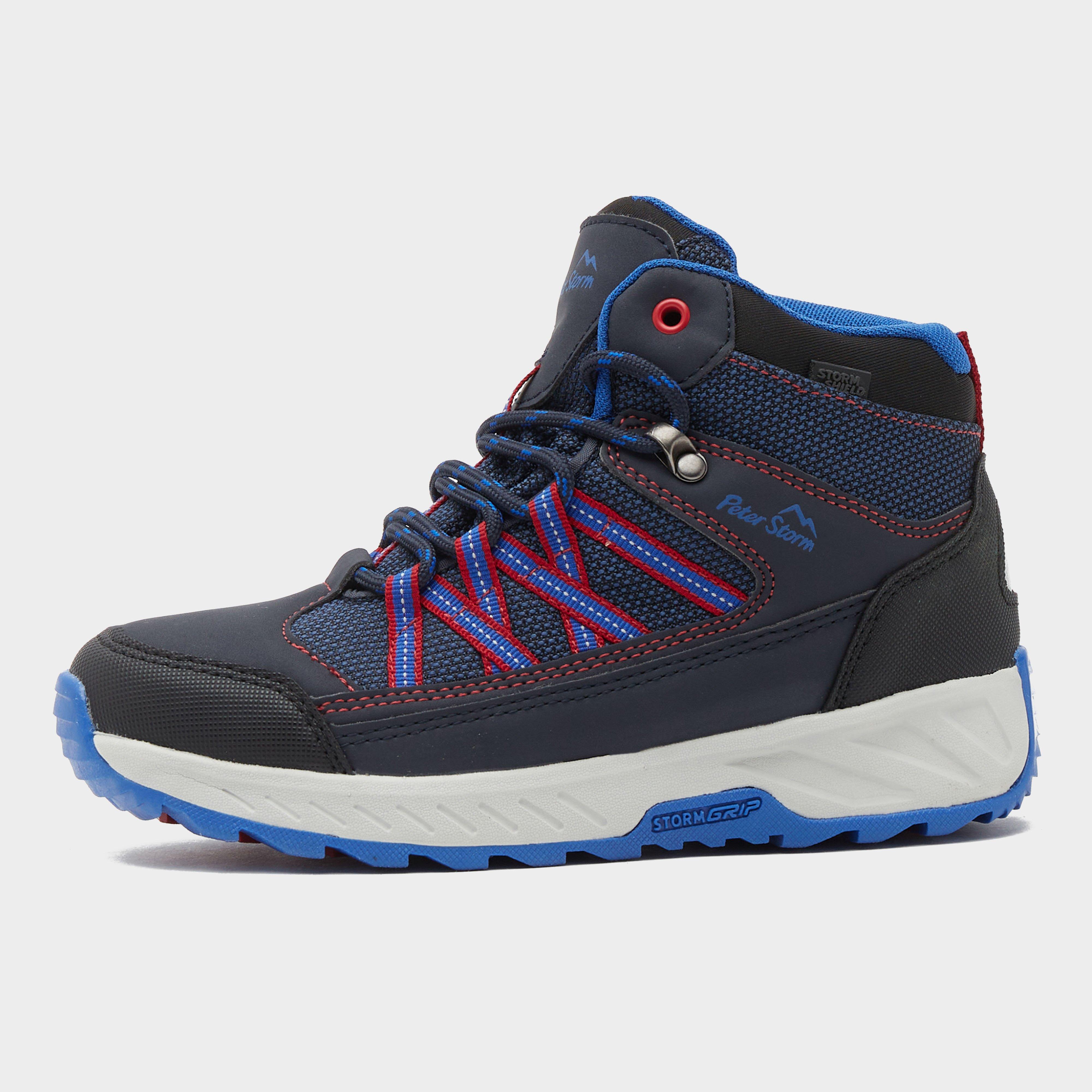 Photos - Trekking Shoes Peter Storm Kids' Broadoak Mid Walking Boots, Navy 