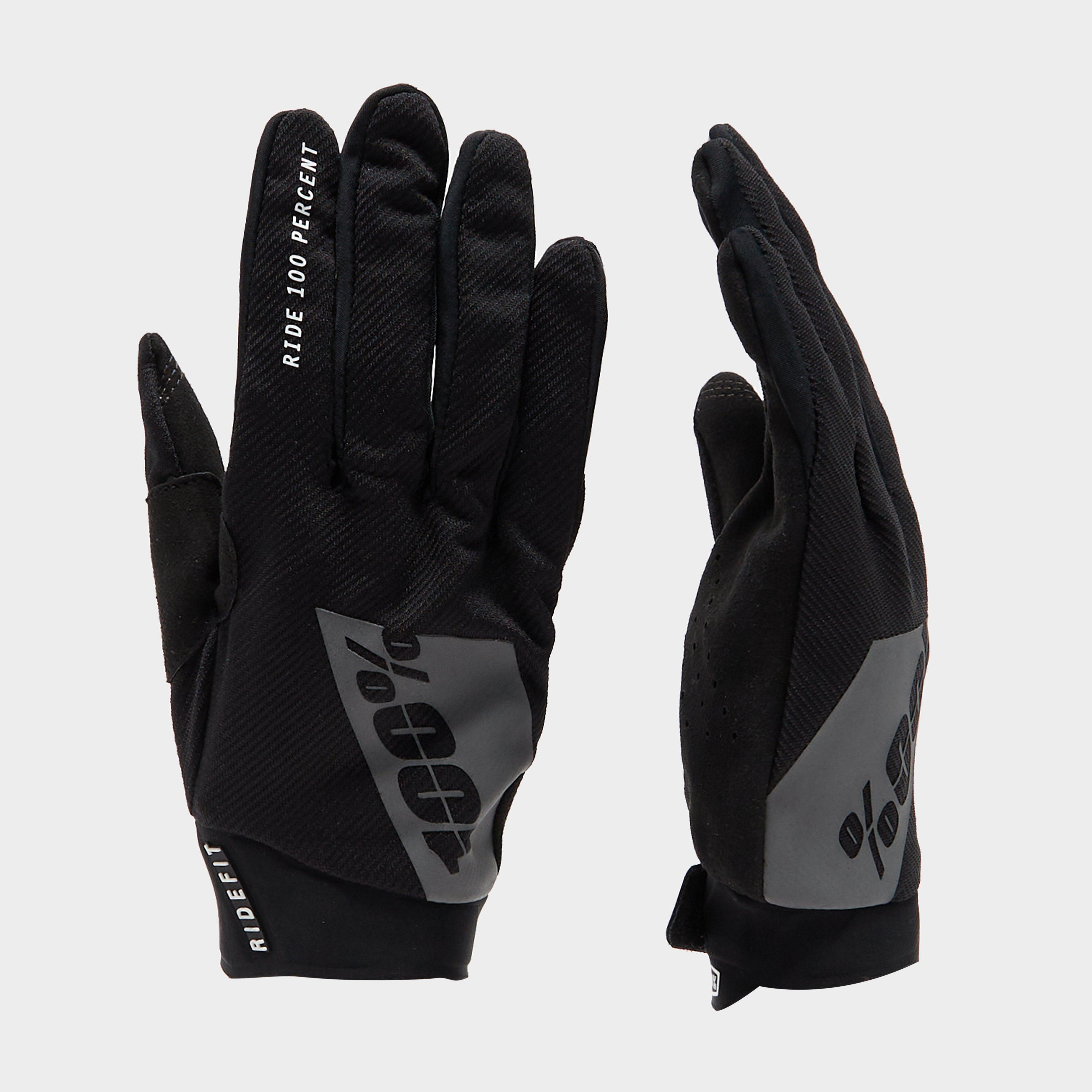 Image of 100% Ridefit Gloves, Black