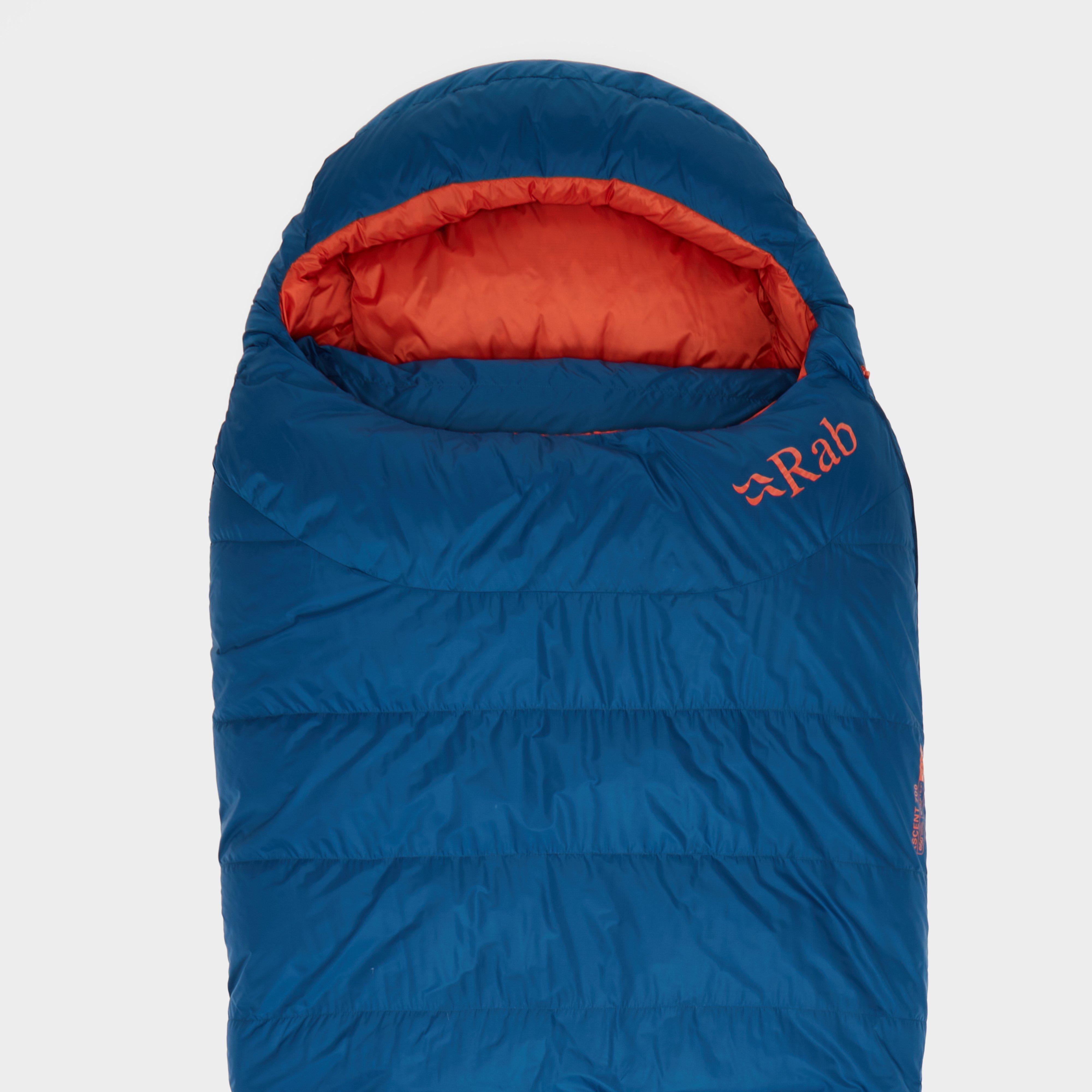Image of Rab Ascent 700 Hydrophobic Down Sleeping Bag (Left Zip), Navy