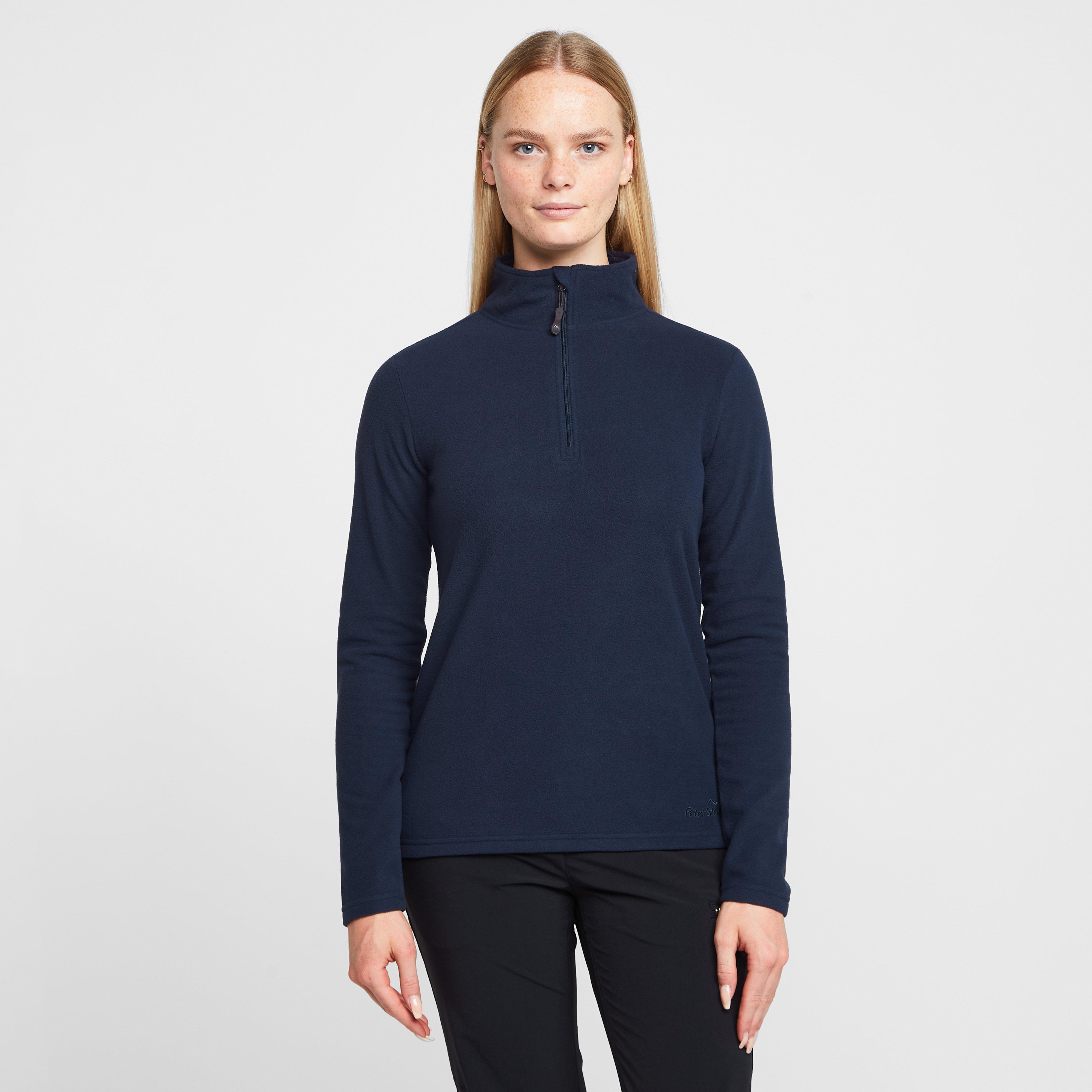 Image of Peter Storm Womens Bracken Half Zip Fleece Navy, Navy