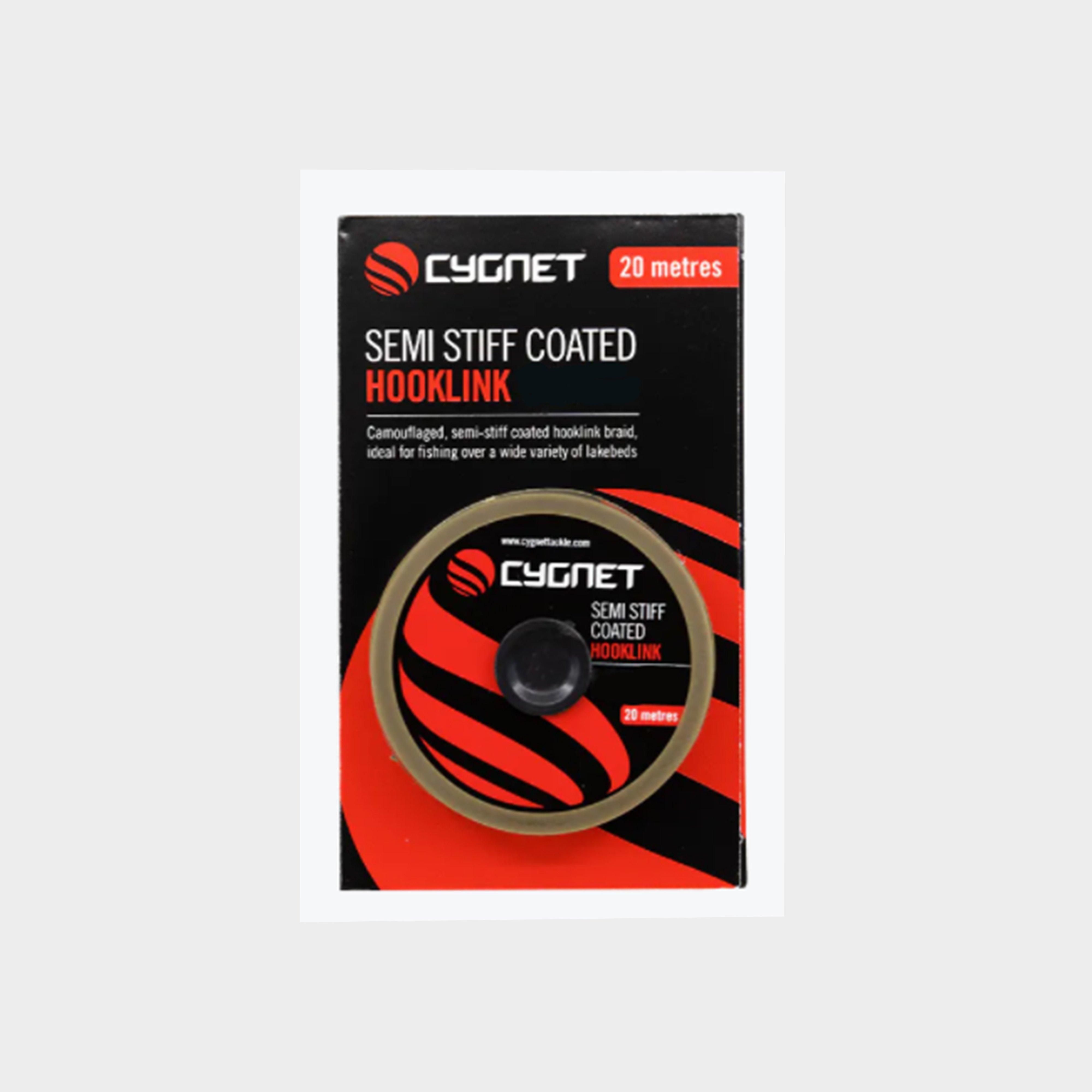 Image of CYGNET Sniper Semi Stiff Coated Hooklink 25lb 11.3kg 20m, Multi Coloured