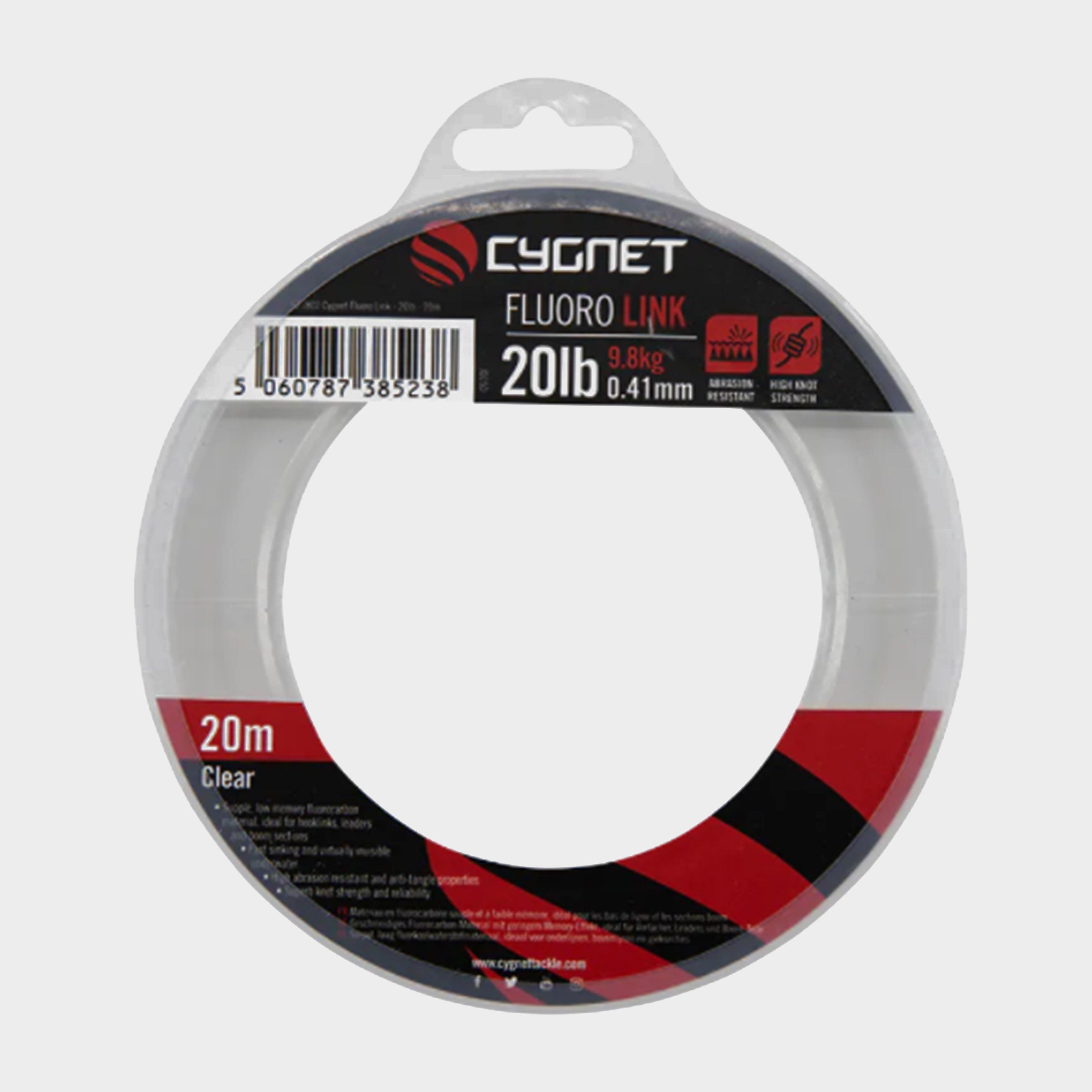 Image of CYGNET Sniper Fluoro Link 20lb 9.80kg 0.41mm 20m, Black