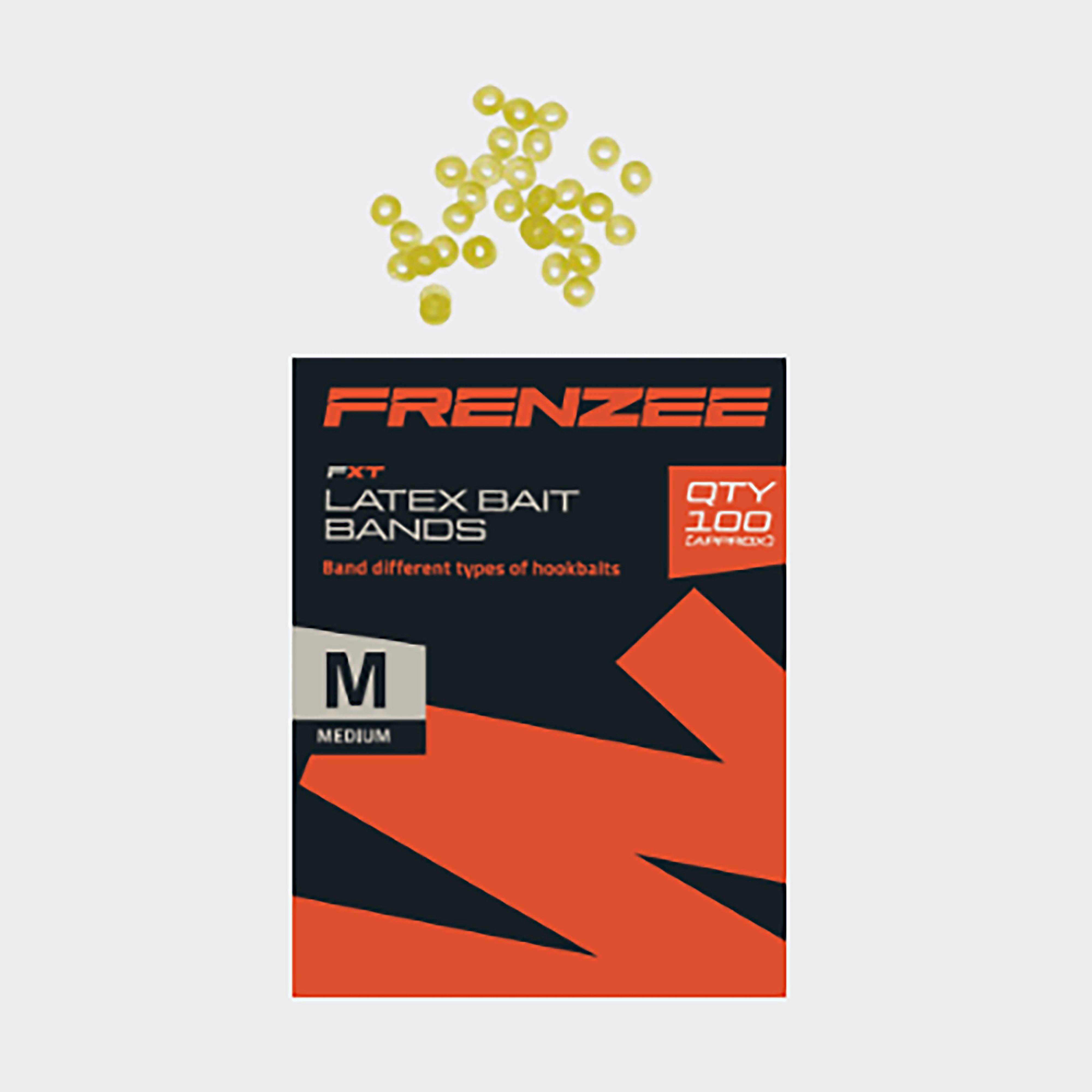 Image of Frenzee FXT Latex Bait Bands Medium, Yellow