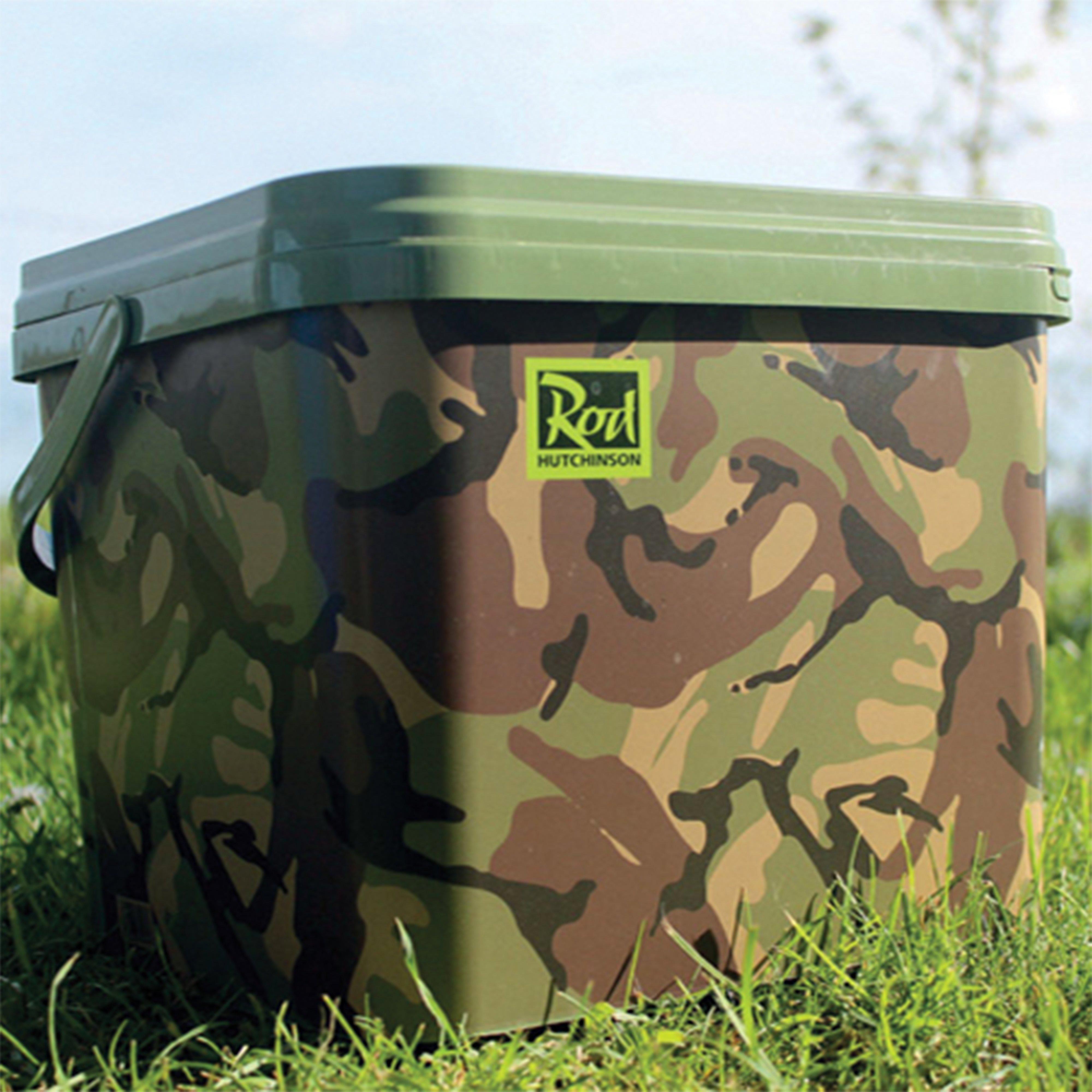 Image of Rod Hutchinson Camo Bucket (10 litre), Green