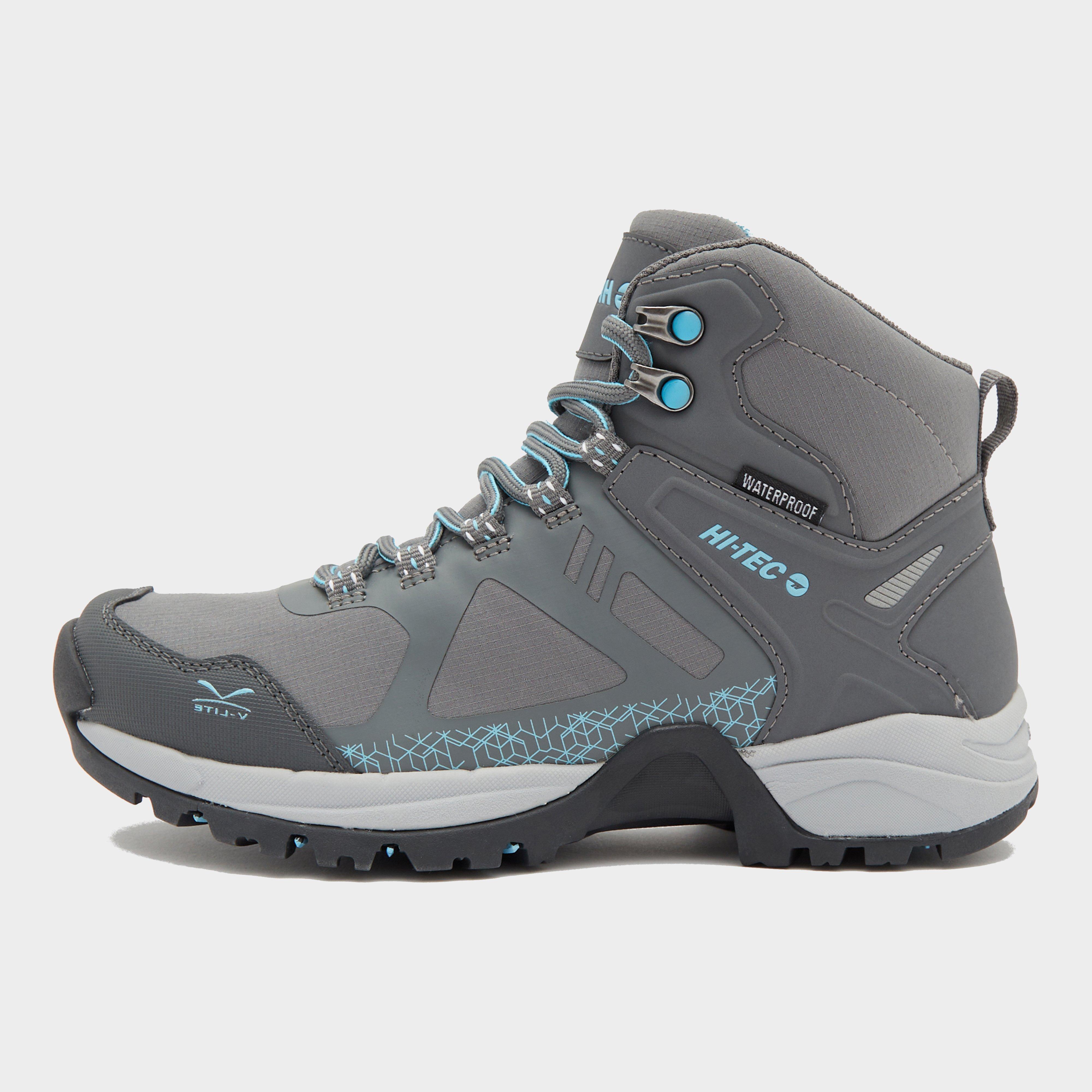 Photos - Trekking Shoes HI-TEC Hi Tec Women's V-Lite Reflex Waterproof Mid Walking Boot, Grey 
