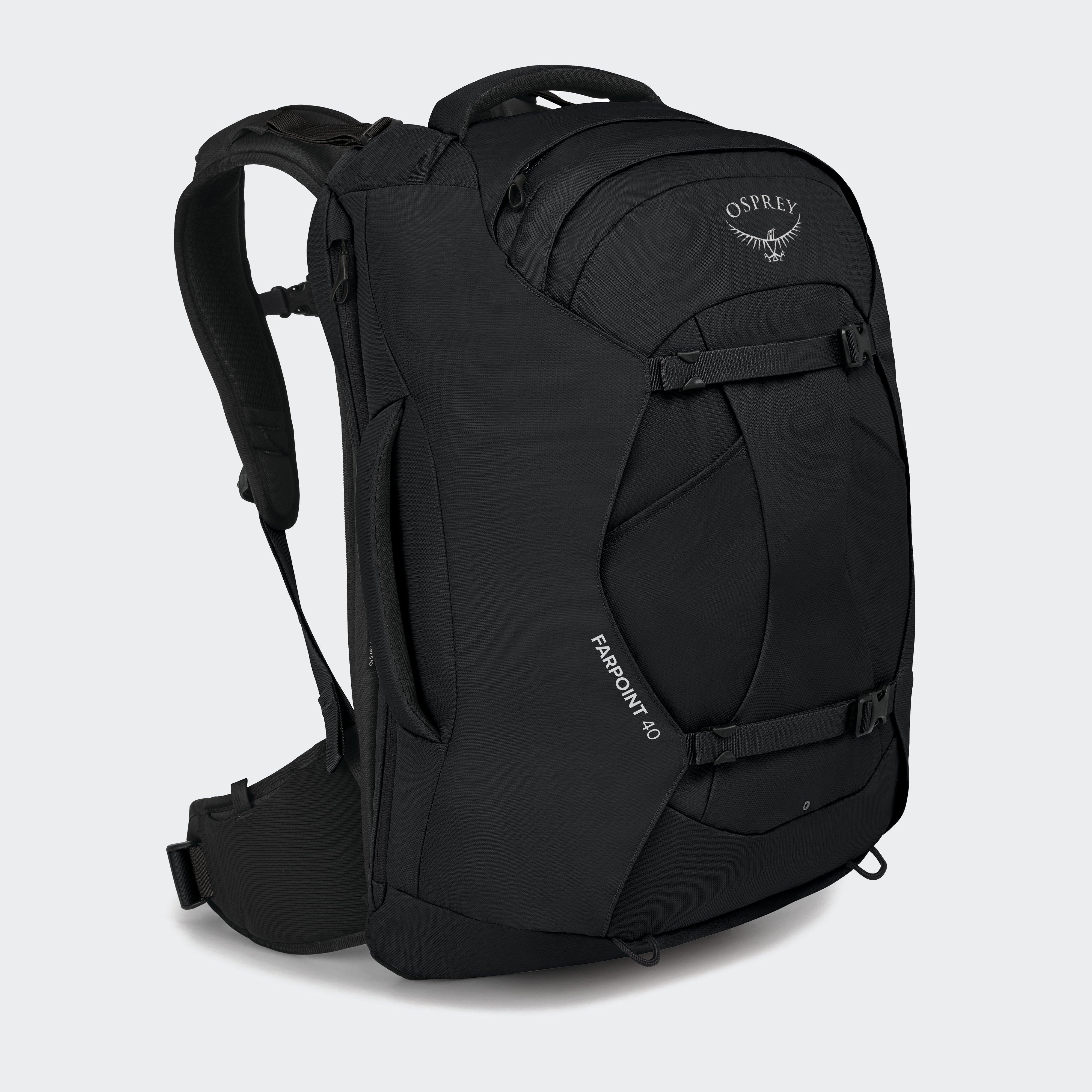 Image of Osprey Farpoint 40L Travel Backpack, Black