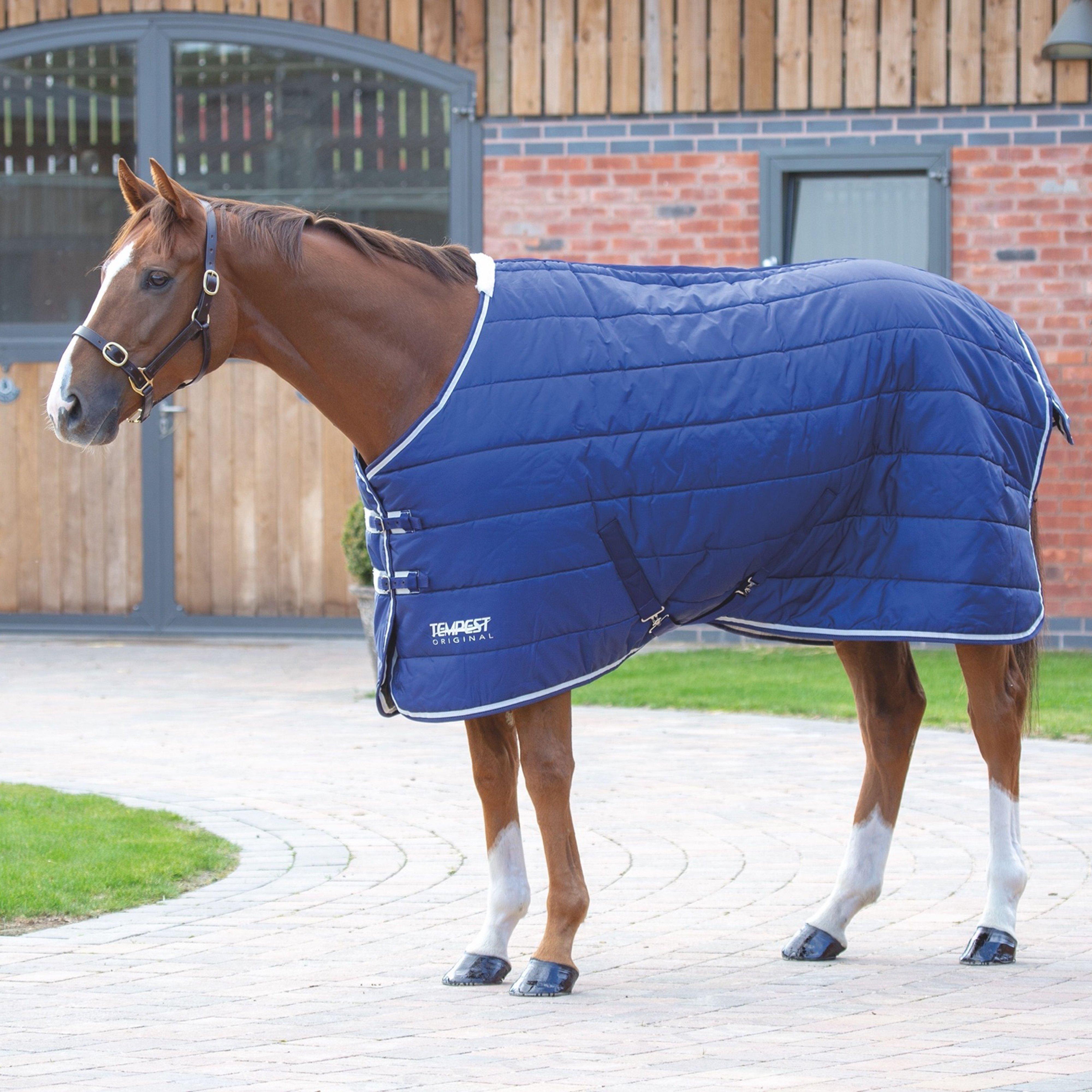 Image of Shires Tempest 200g Standard Neck Stable Rug, Navy
