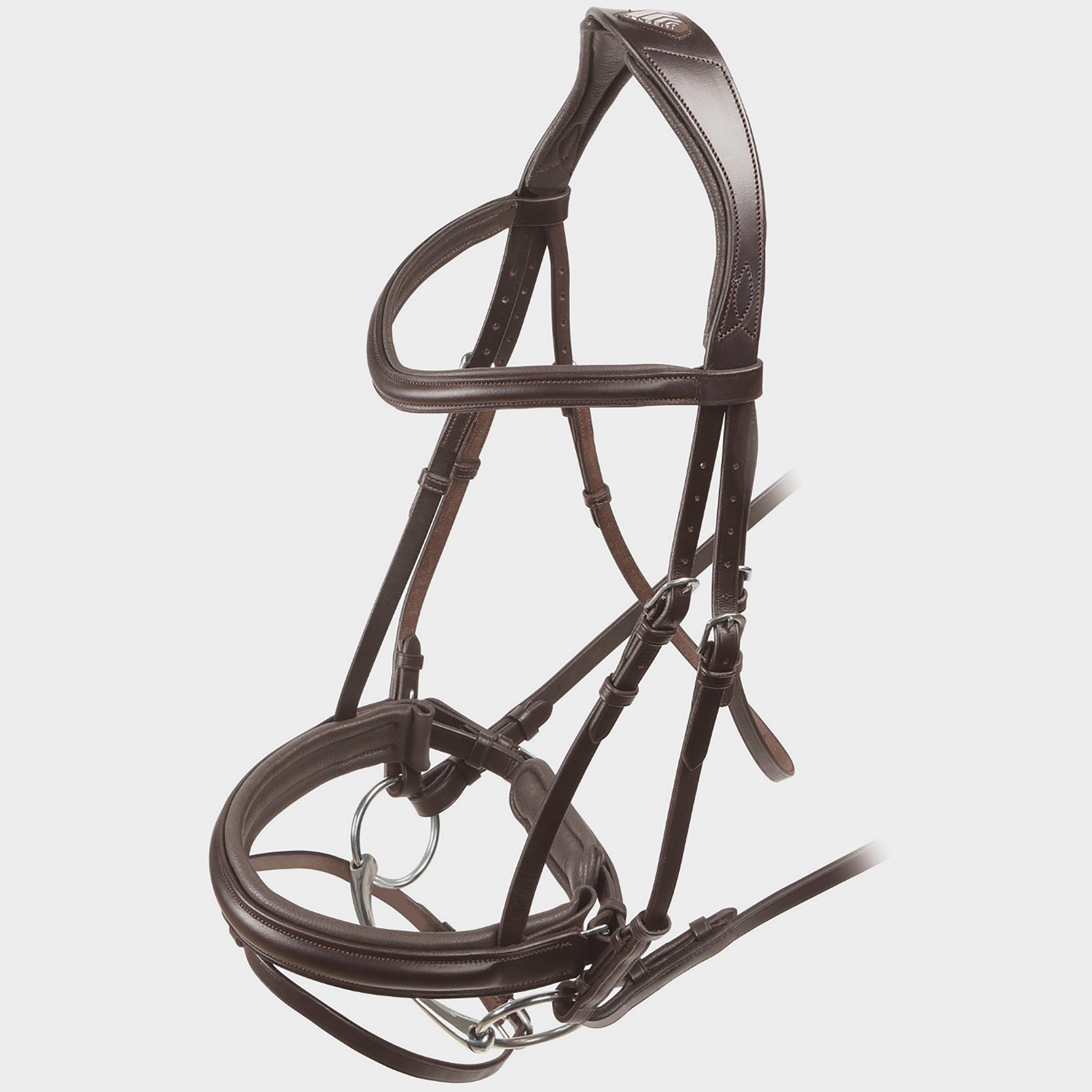  Velociti Dressage Flash Bridle Brown