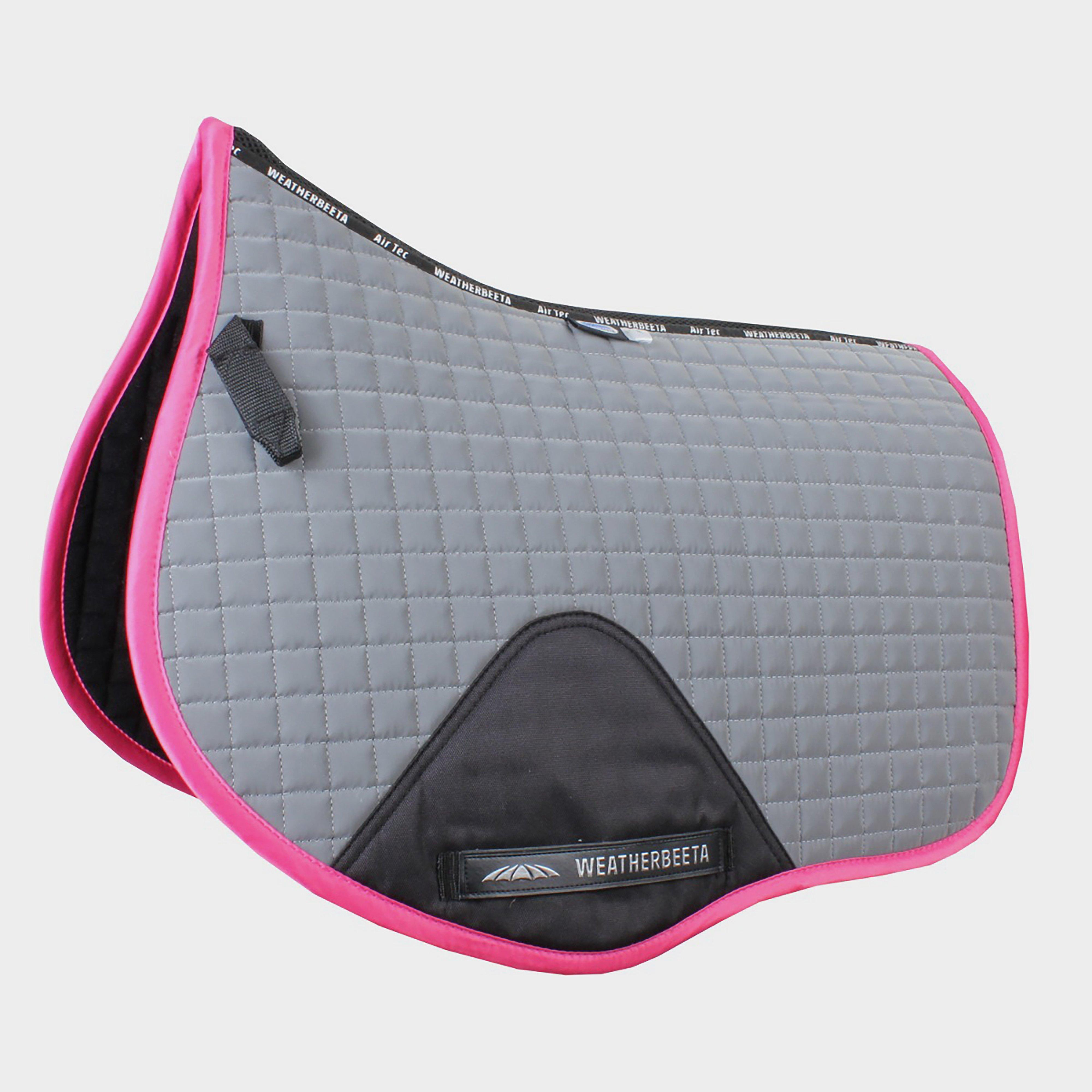  WeatherBeeta Reflective Prime GP Saddle Pad, Pink/Grey