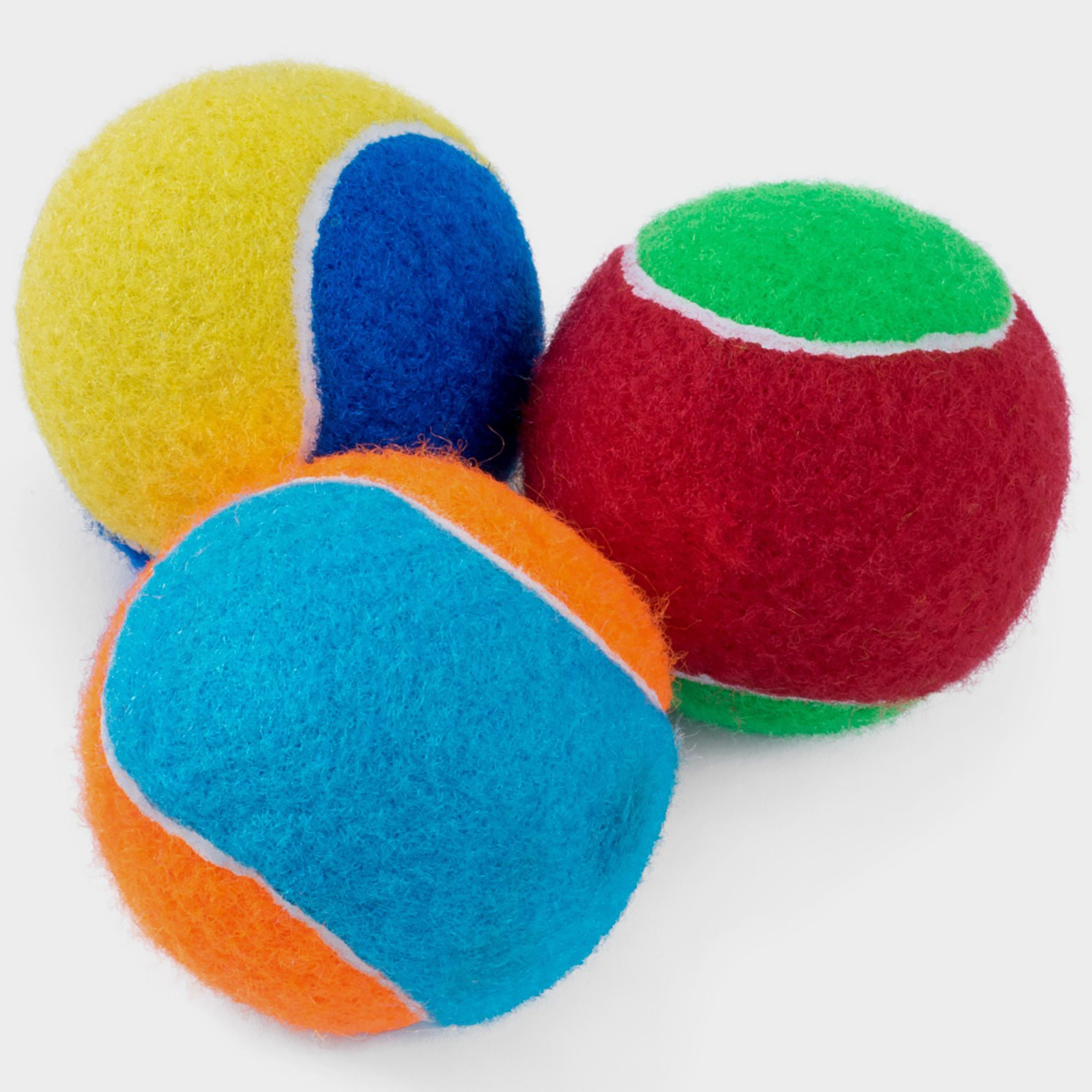 Image of Petface Squeaky Tennis Balls 3 Pack, Multi Coloured