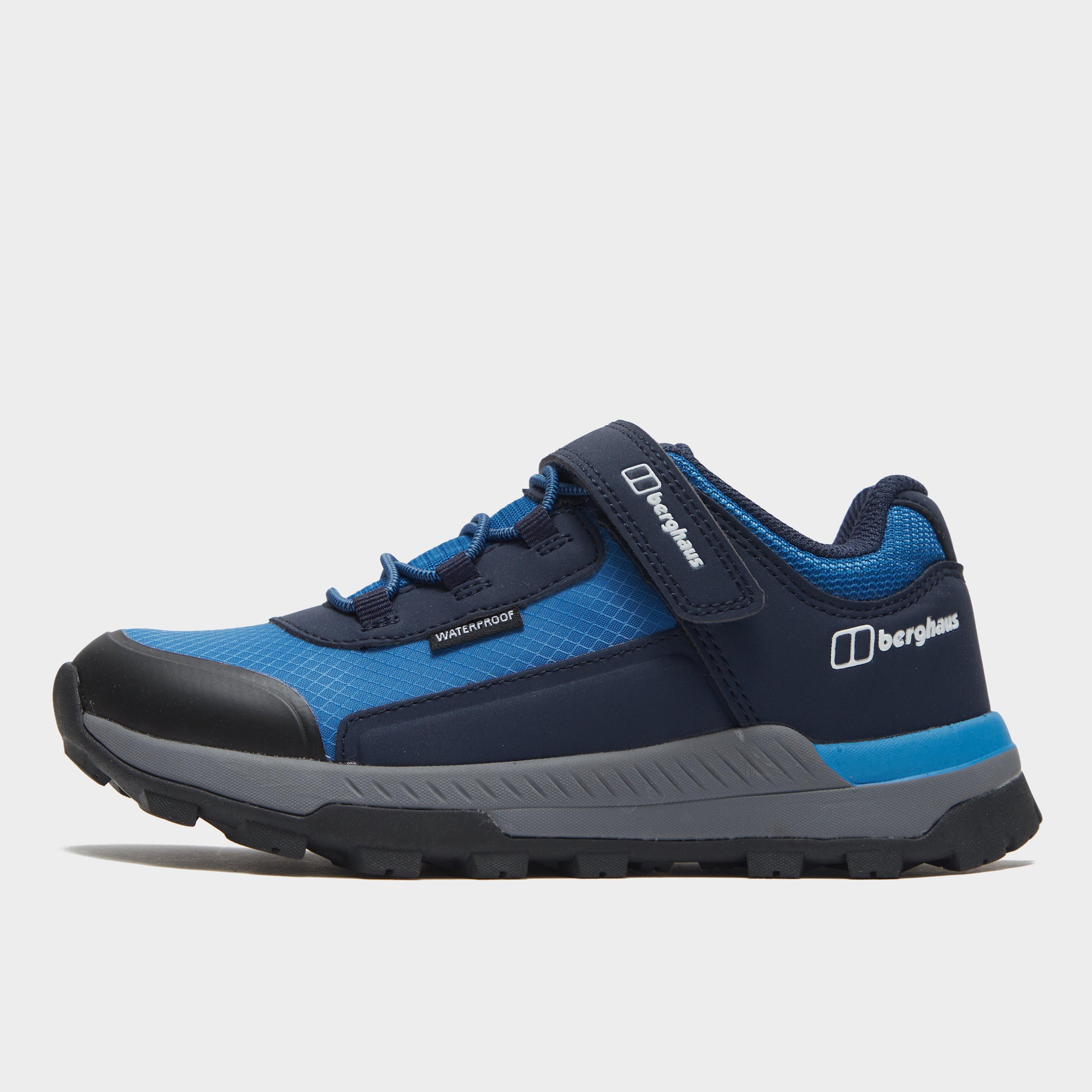 Photos - Trekking Shoes Berghaus Kids' Galactic Low Waterproof Walking Shoe, Blue 