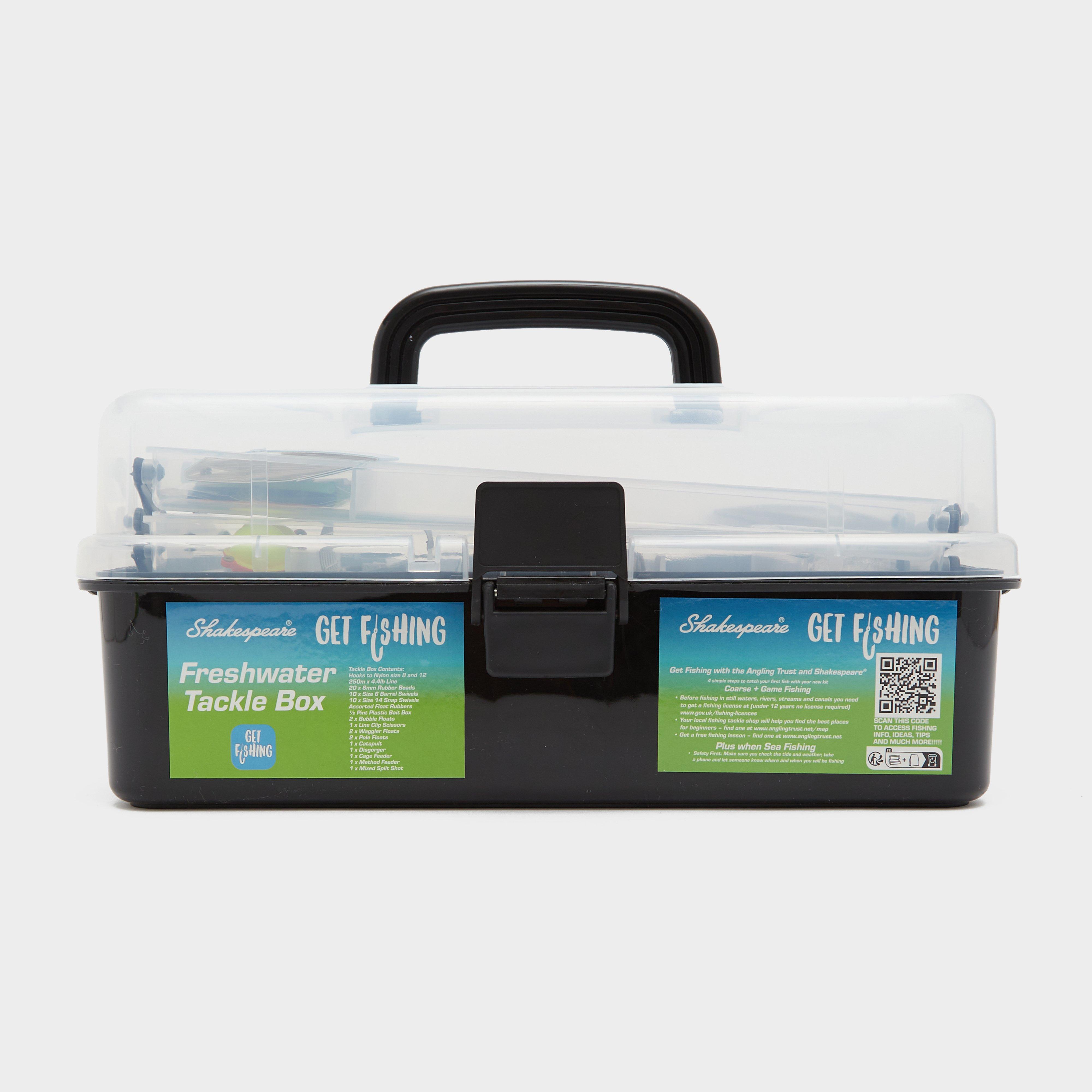 Image of Shakespeare Shakespeare x Angling Trust Freshwater Tacklebox, Black