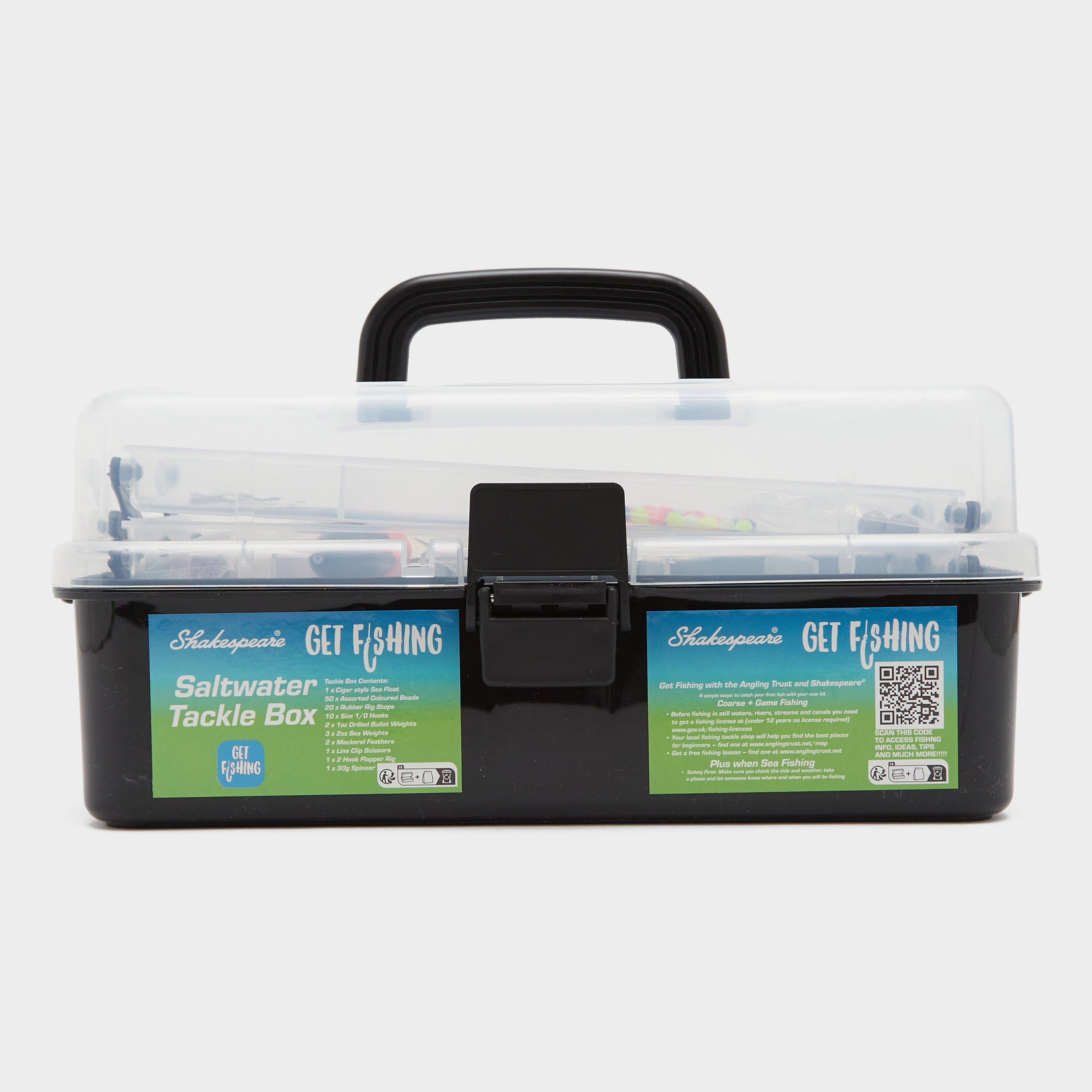 Image of Shakespeare Shakespeare x Angling Trust Saltwater Tacklebox, Black