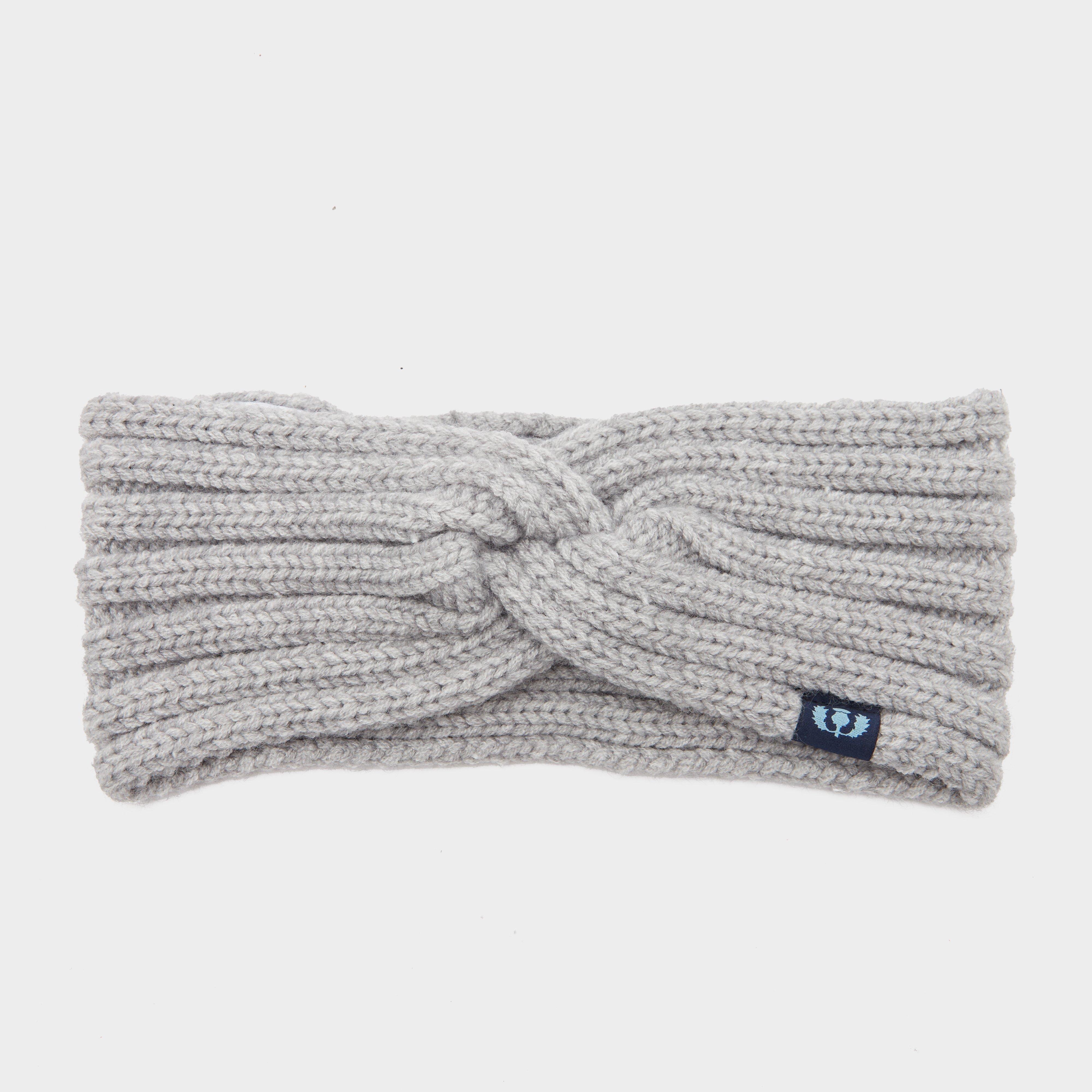 Image of Royal Scot Knotted Headband in Grey Marl, Grey