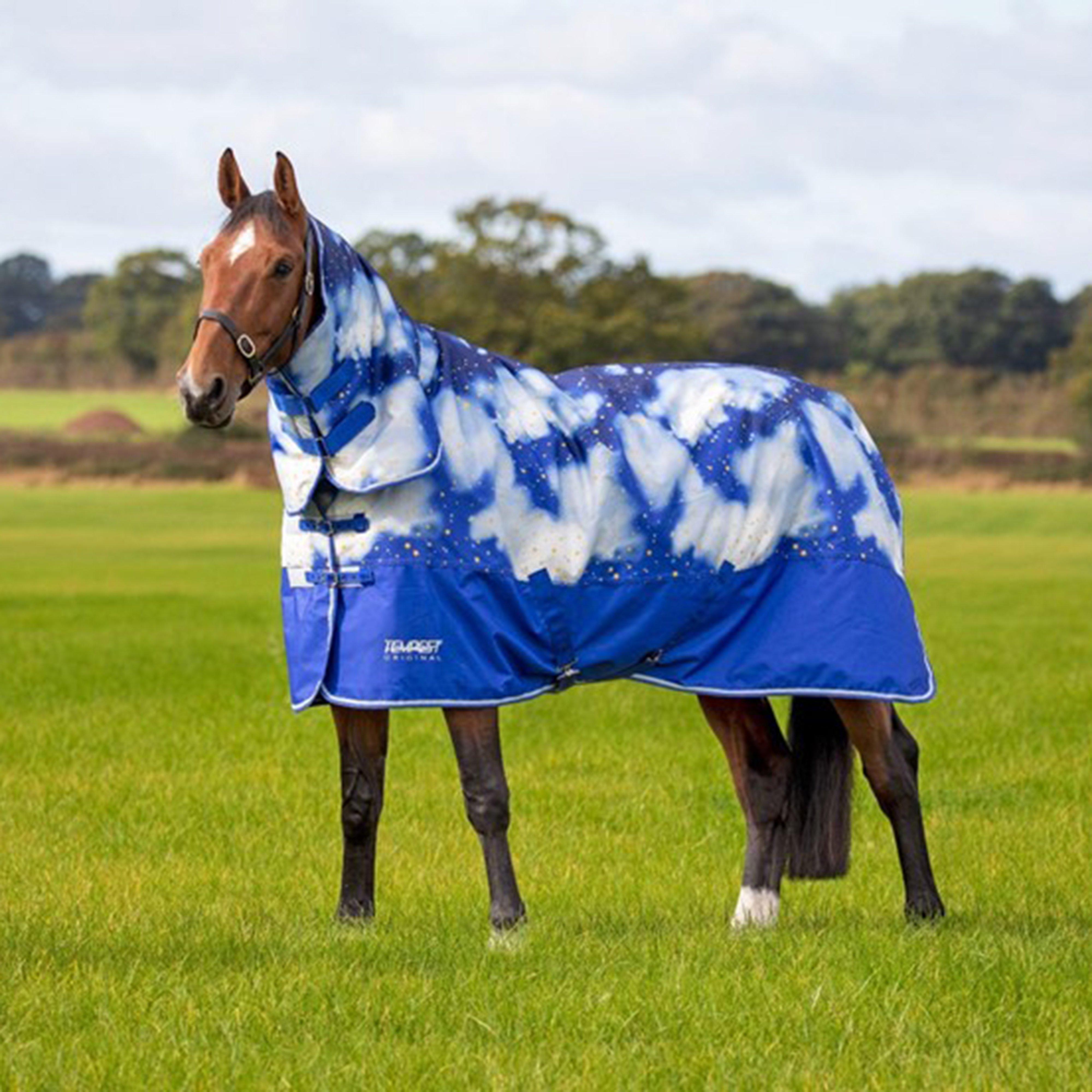 Image of Shires Tempest Original 200g Combo Turnout Rug, Dark Blue