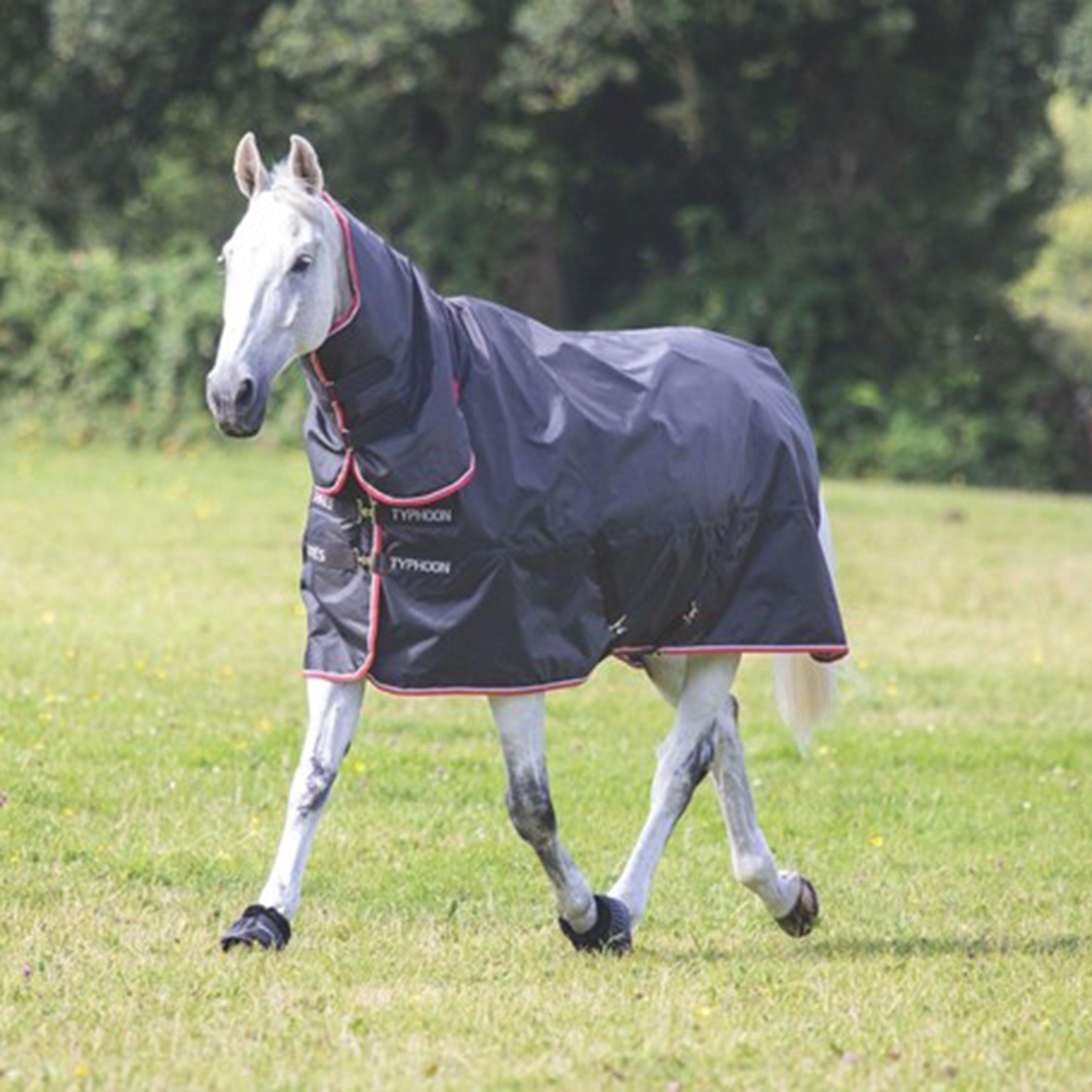  Shires Typhoon 200g Combo Turnout Rug, Black