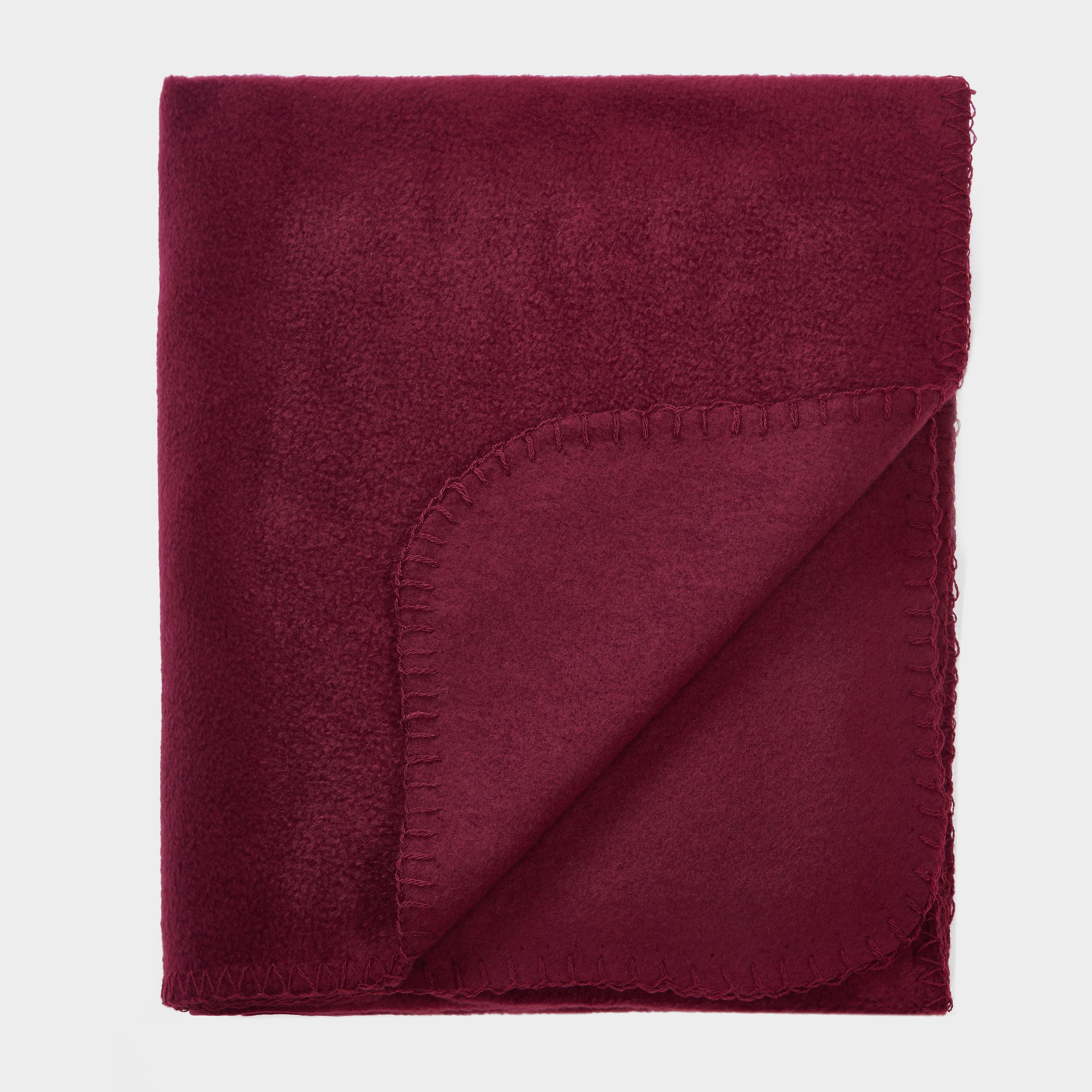 Image of HI-GEAR Fleece Blanket, Red