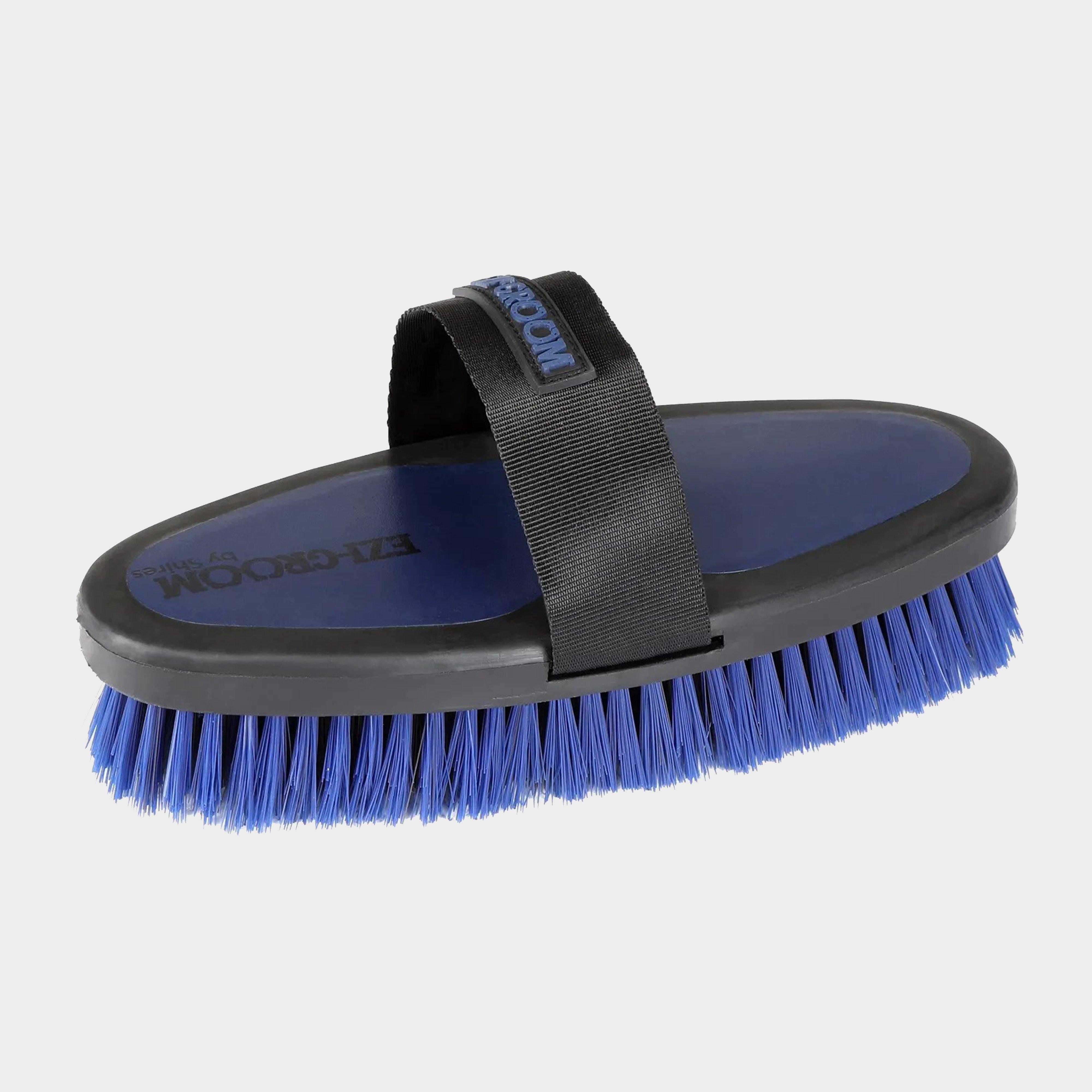 Image of EZI-GROOM Body Brush Small Navy, Black