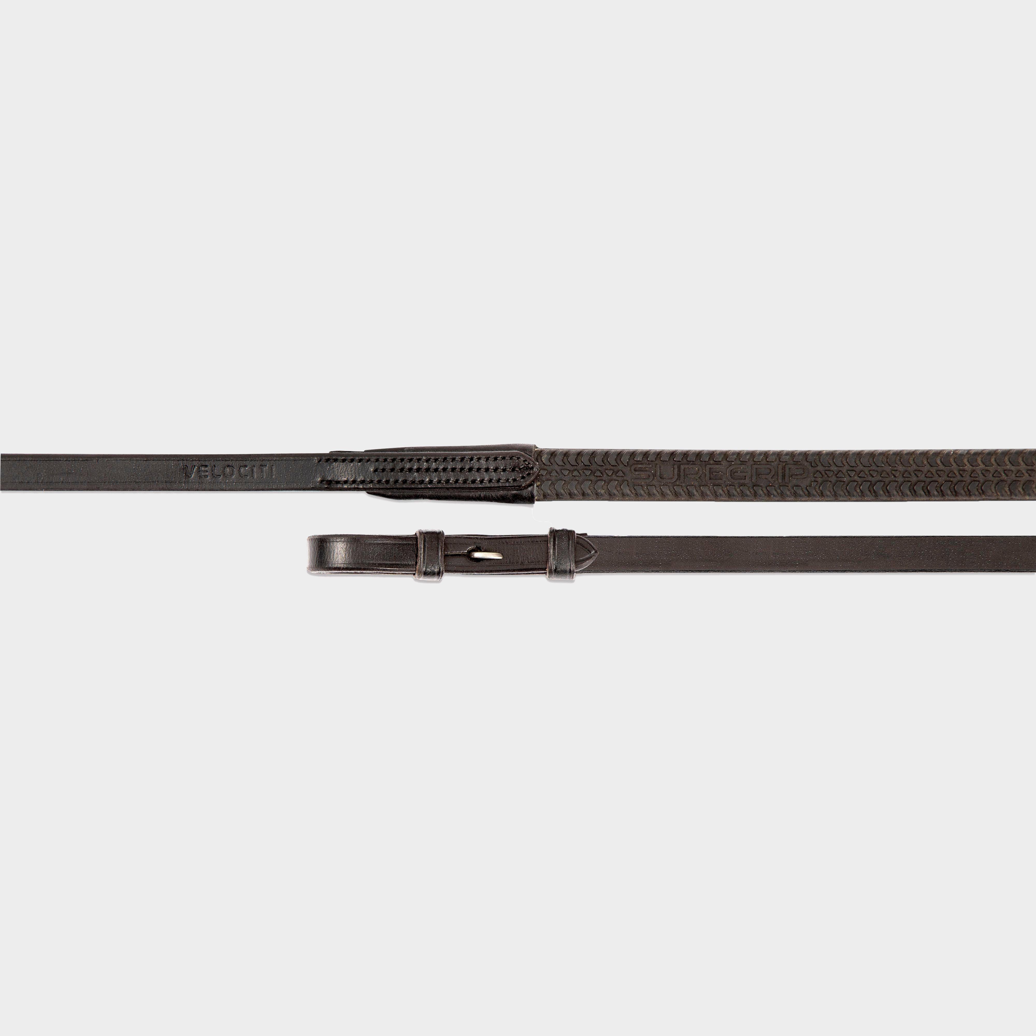 Image of Velociti Gara Tyre Grip Reins, Brown