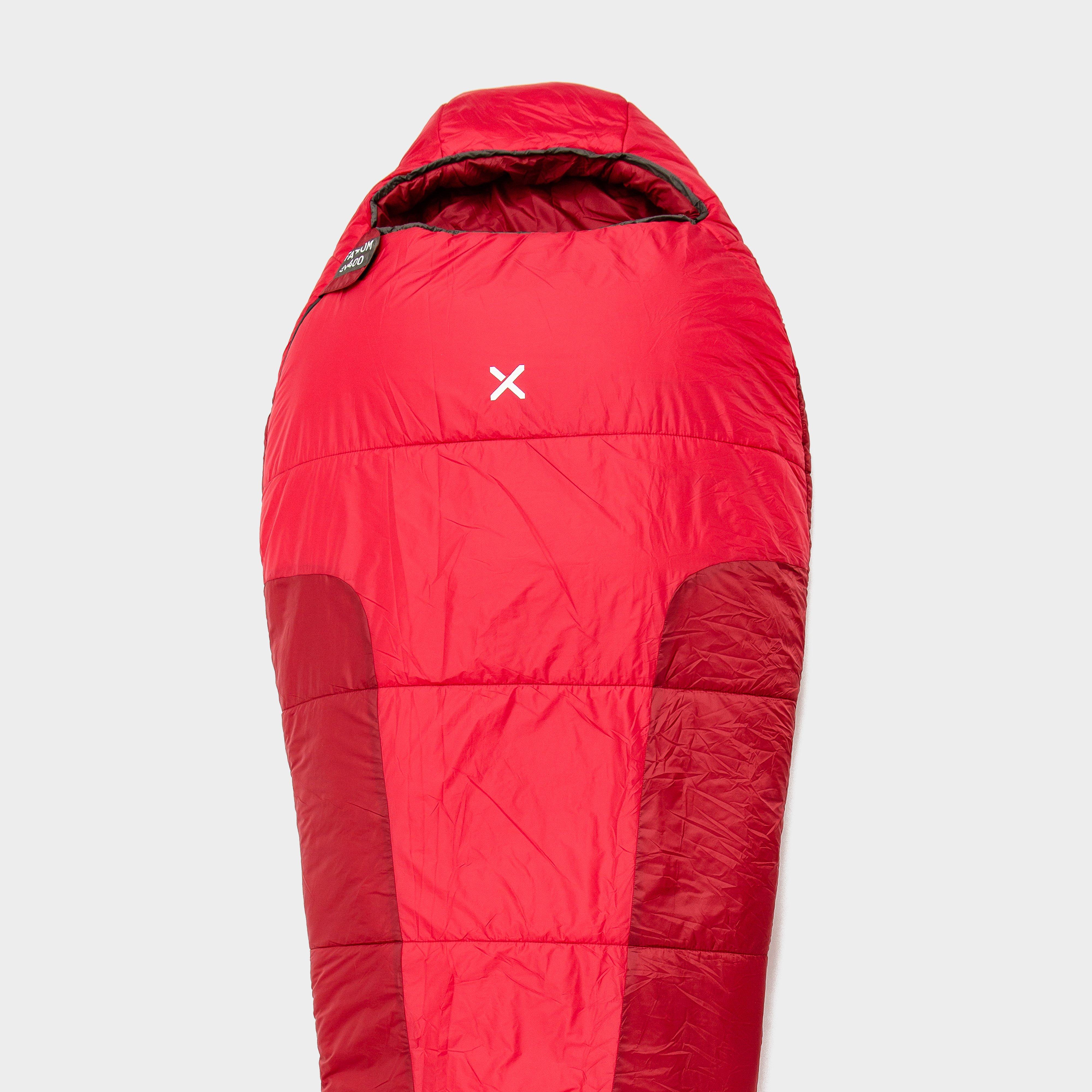  OEX Fathom EV 400 Sleeping Bag, Red