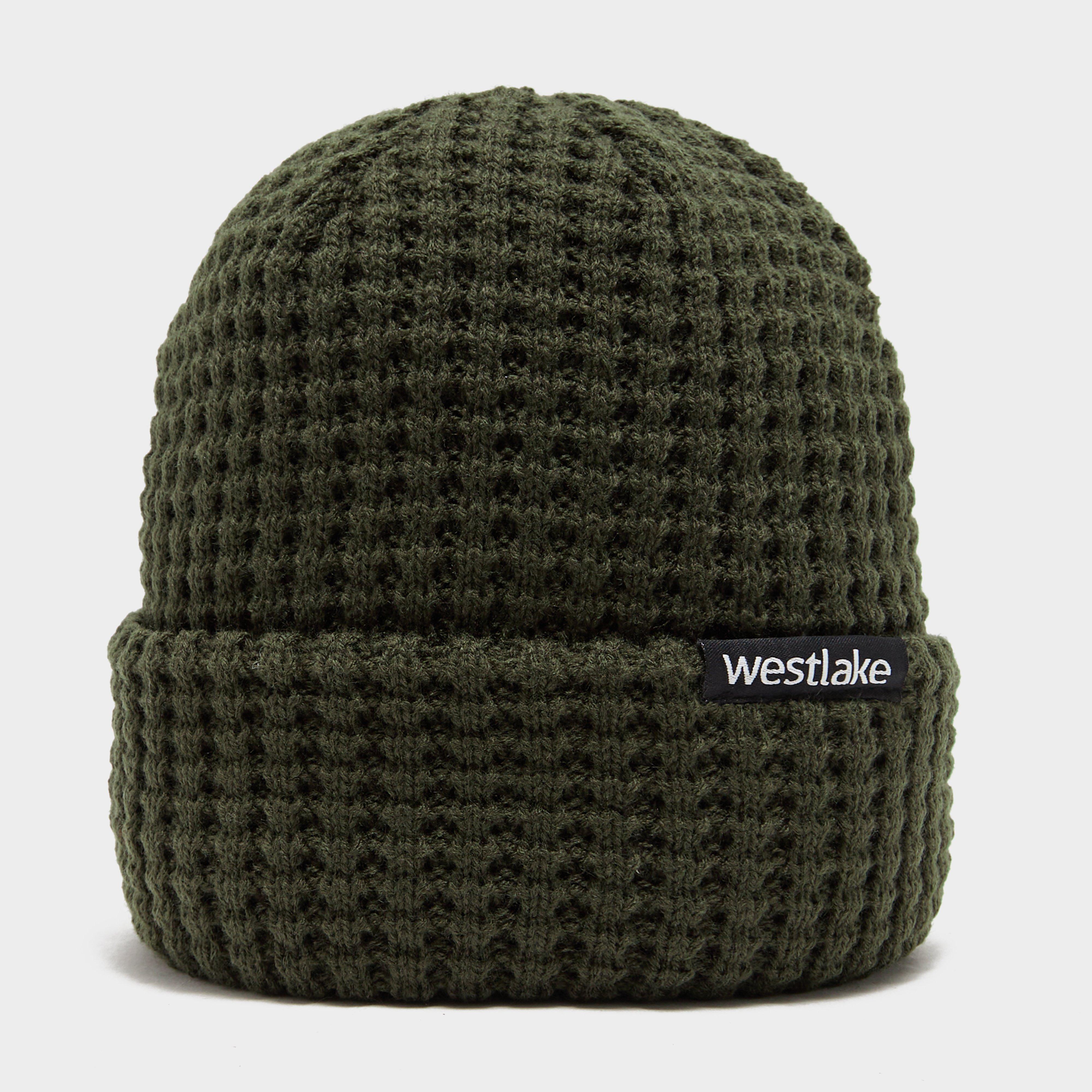 Image of Westlake Khaki Waffle Beanie, Khaki