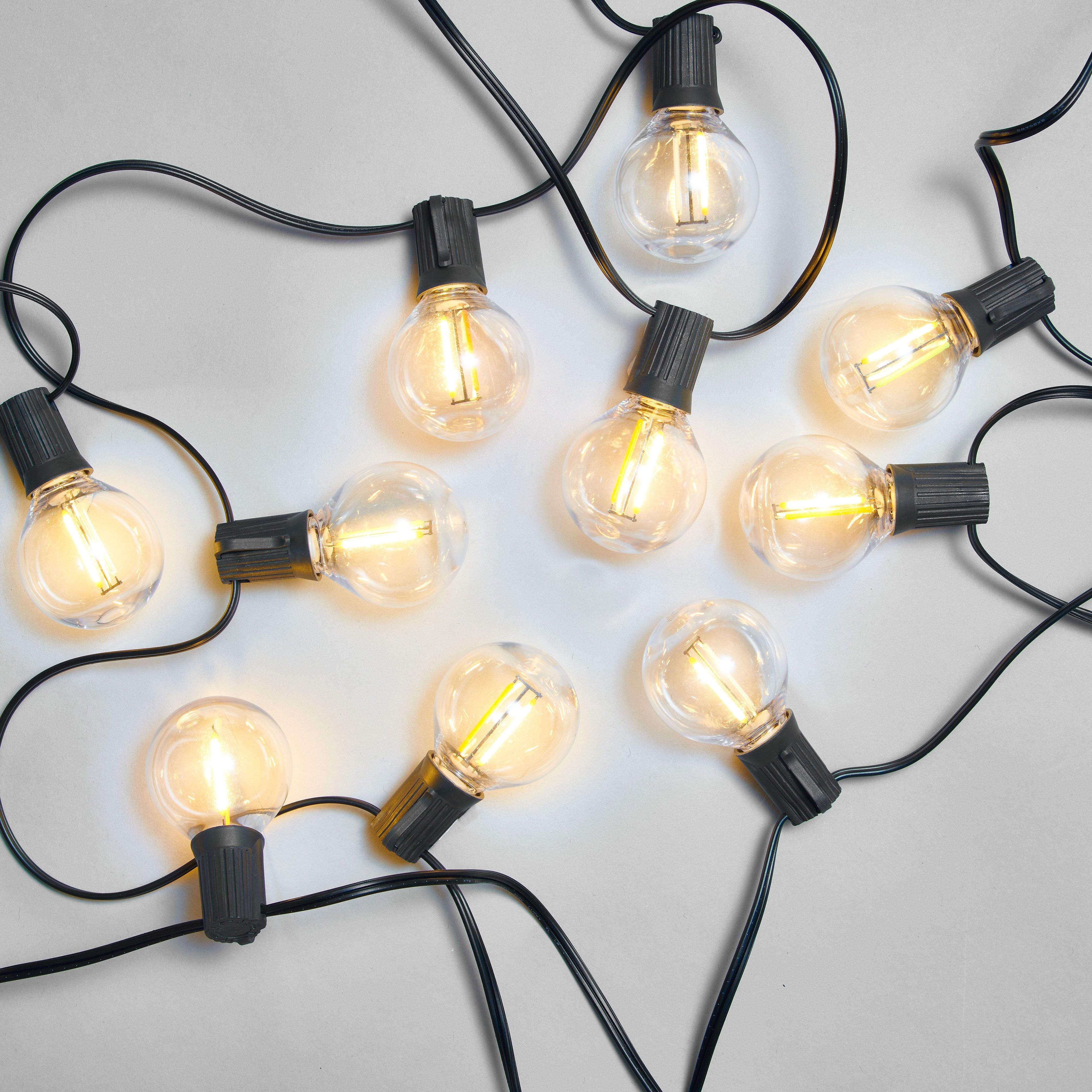Image of HI-GEAR 20 Dual Globe String Lights, Multi Coloured